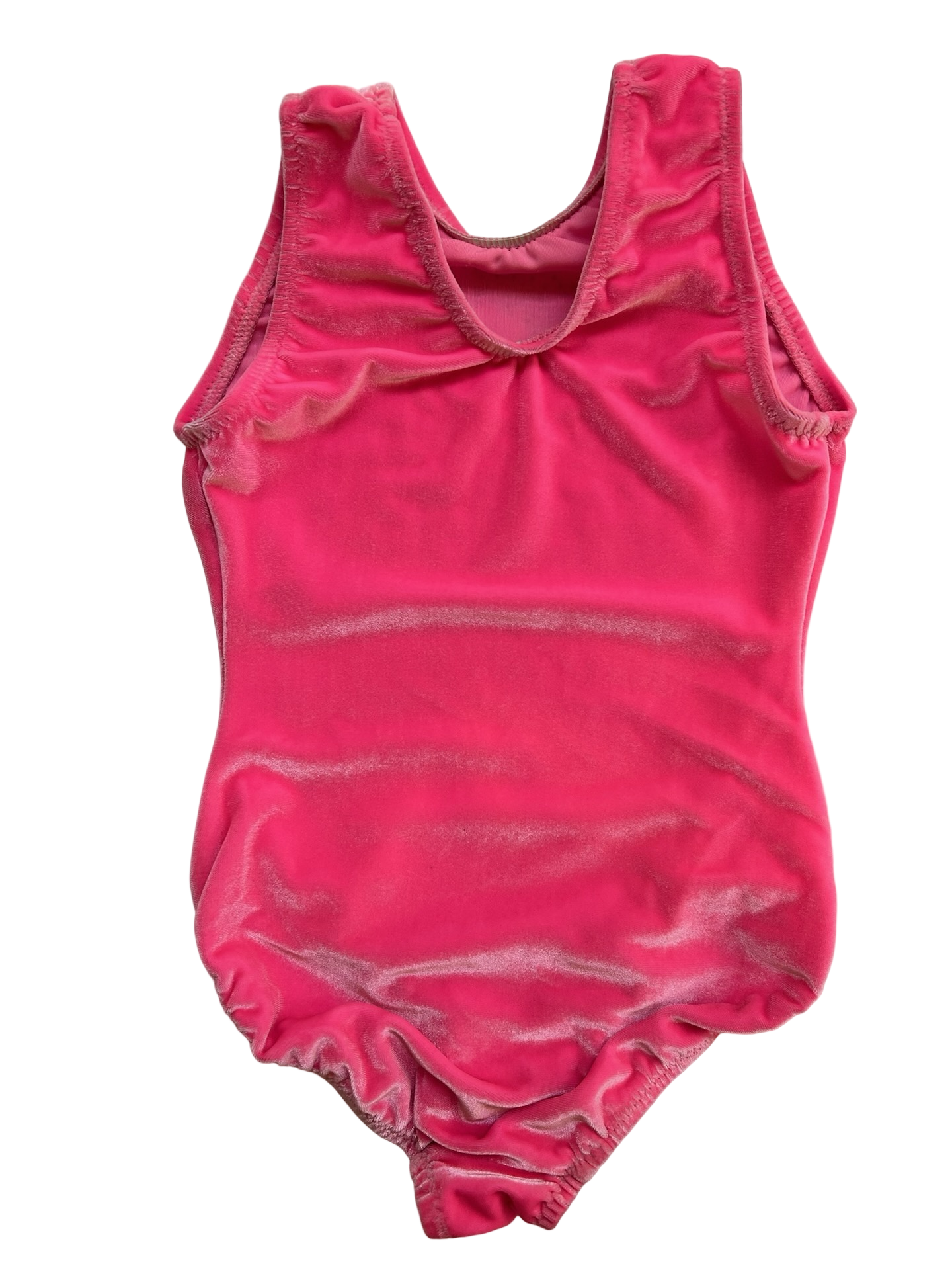 Small - 4T /5T Toddler Girl’s Go For The Gold FAITH Gymnastics Velvet Leotard With Jewels.