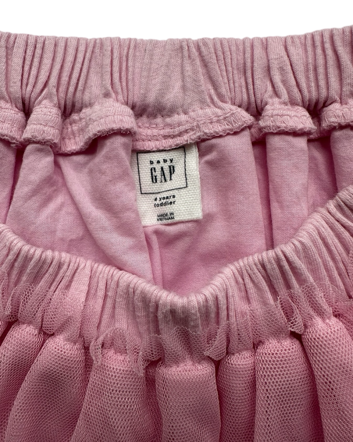 4T Toddler Girl Baby Gap Pink Tulle Skirt
