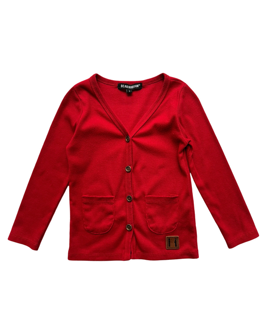1T Toddler Boy / Girl Beau Hudson Knit Button Front Cardigan
