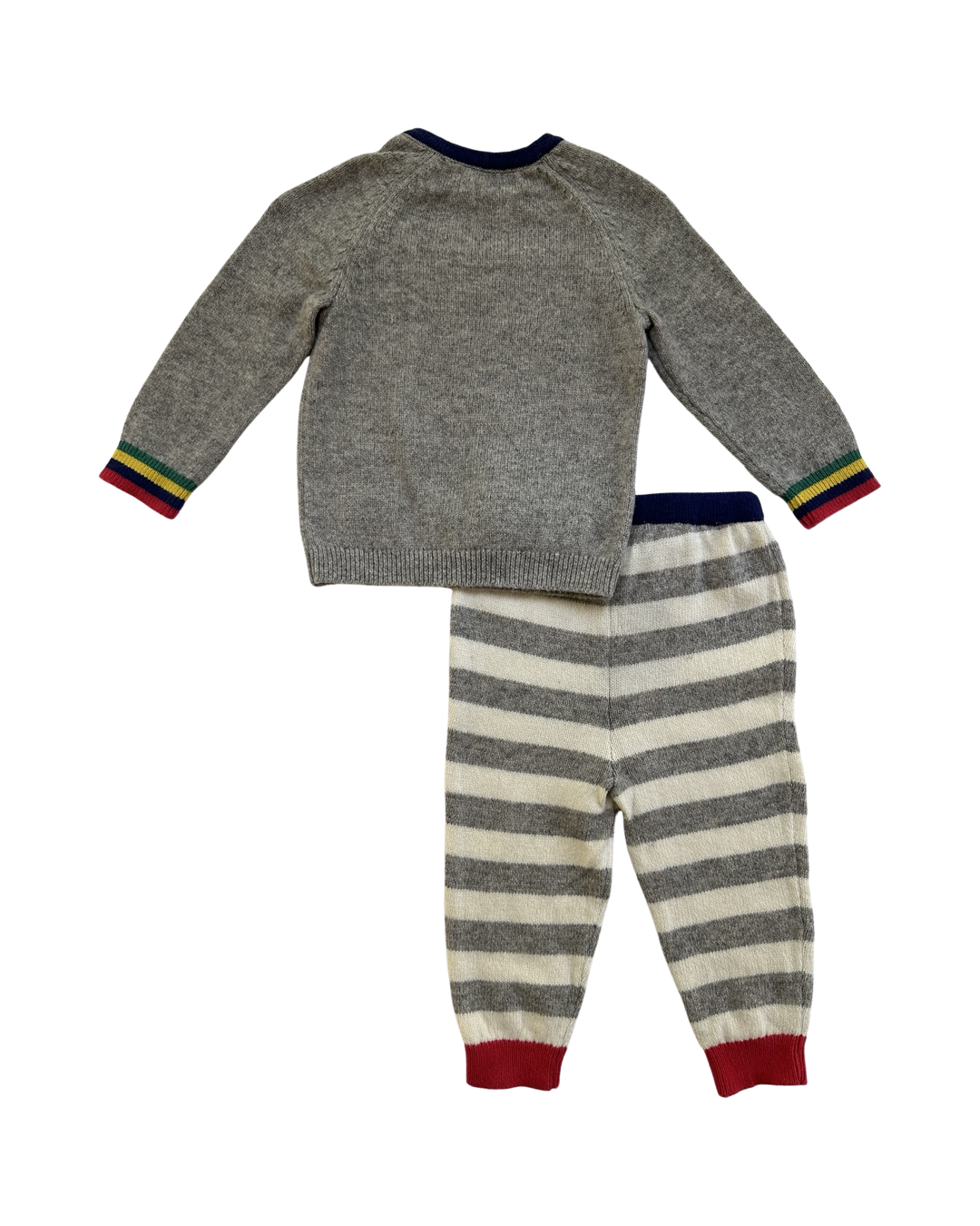 6-12M Baby Boy Baby Boden Train Sweater Set
