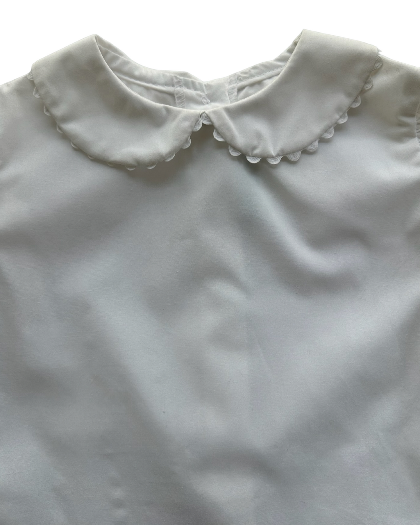 4T Toddler Girl Funtasia Too! White Peter Pan Collar Shirt Top