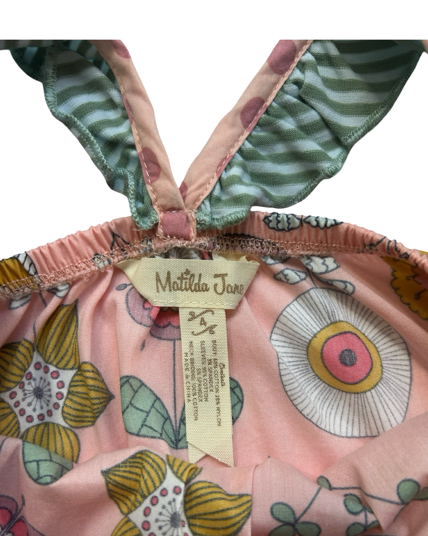4T Toddlers Girls Matilda Jane Happy And Free Skeeball Tunic Top.