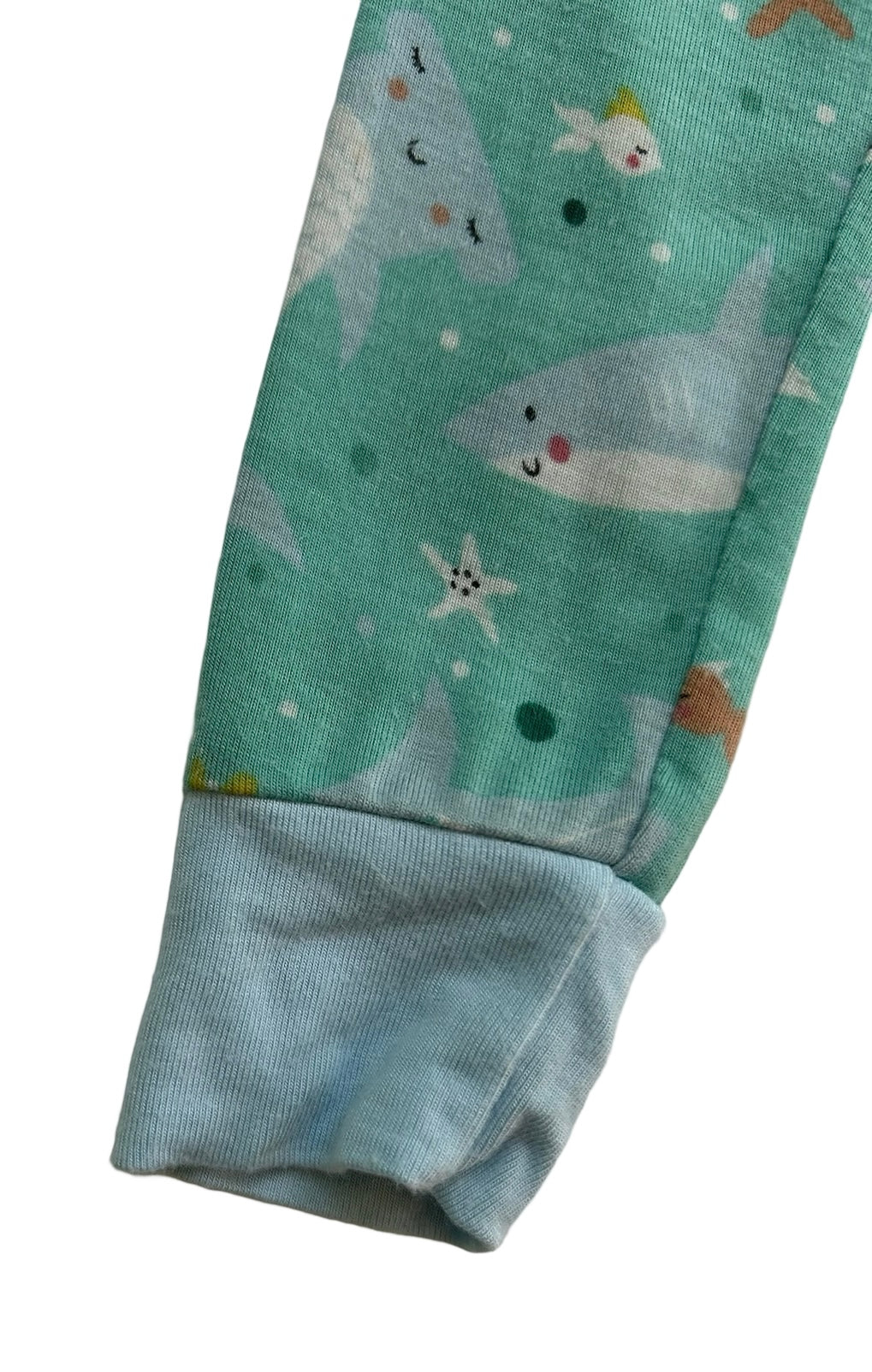 2T Toddler Boy Little Sleepies Bamboo Shark Soiree Long Sleeve Shirt PJs, One Piece.