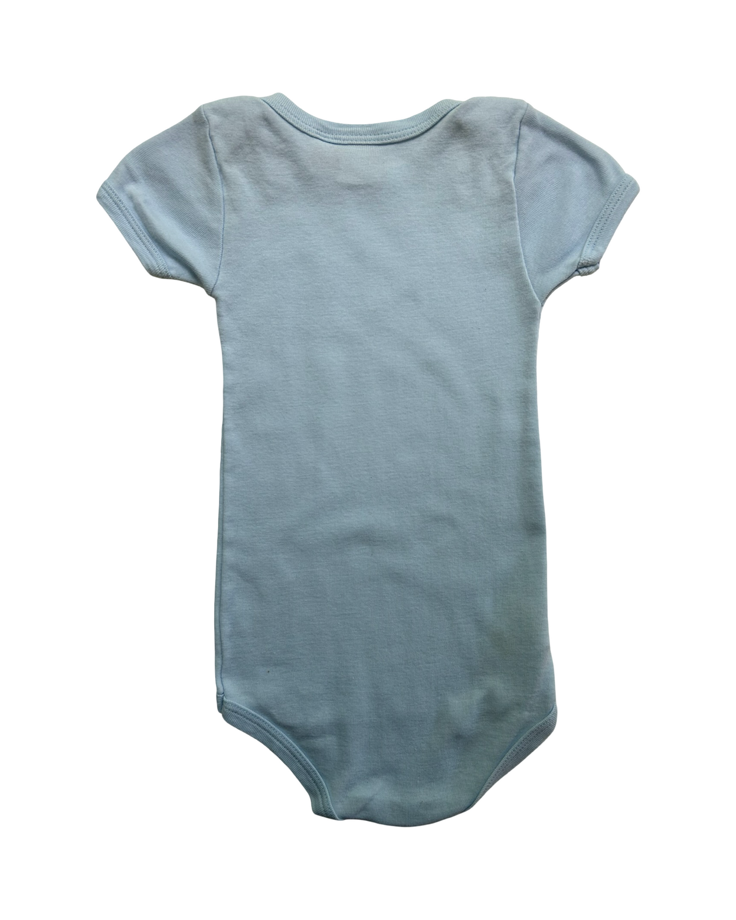 18M Baby Boys Petit Bateau Onesie Solid Color Bodysuits 2 Piece Set.