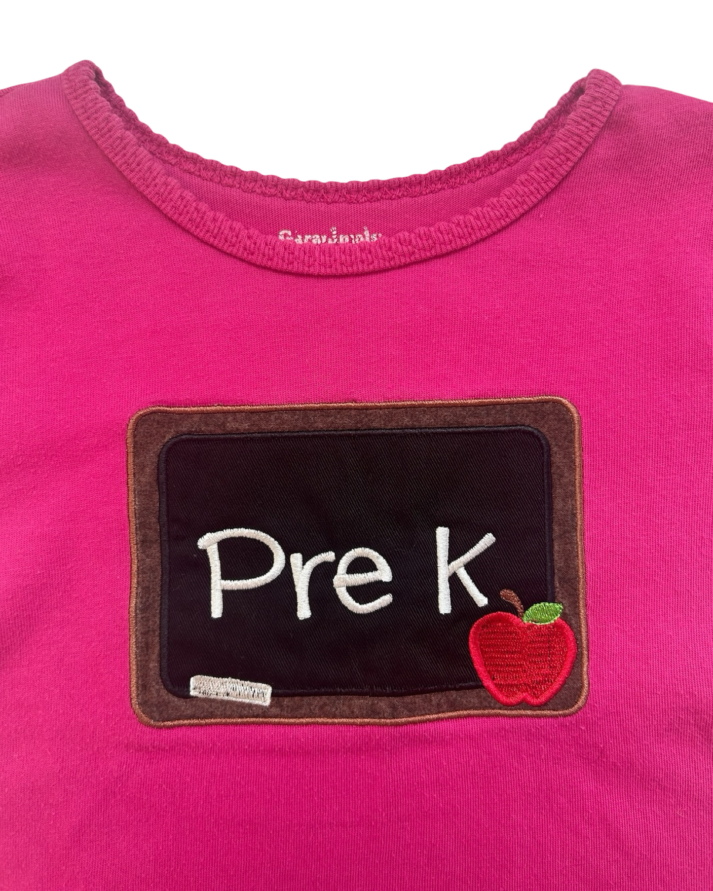 4T Toddlers Girls Garanimals Preschool Short Sleeve T-Shirt Top.