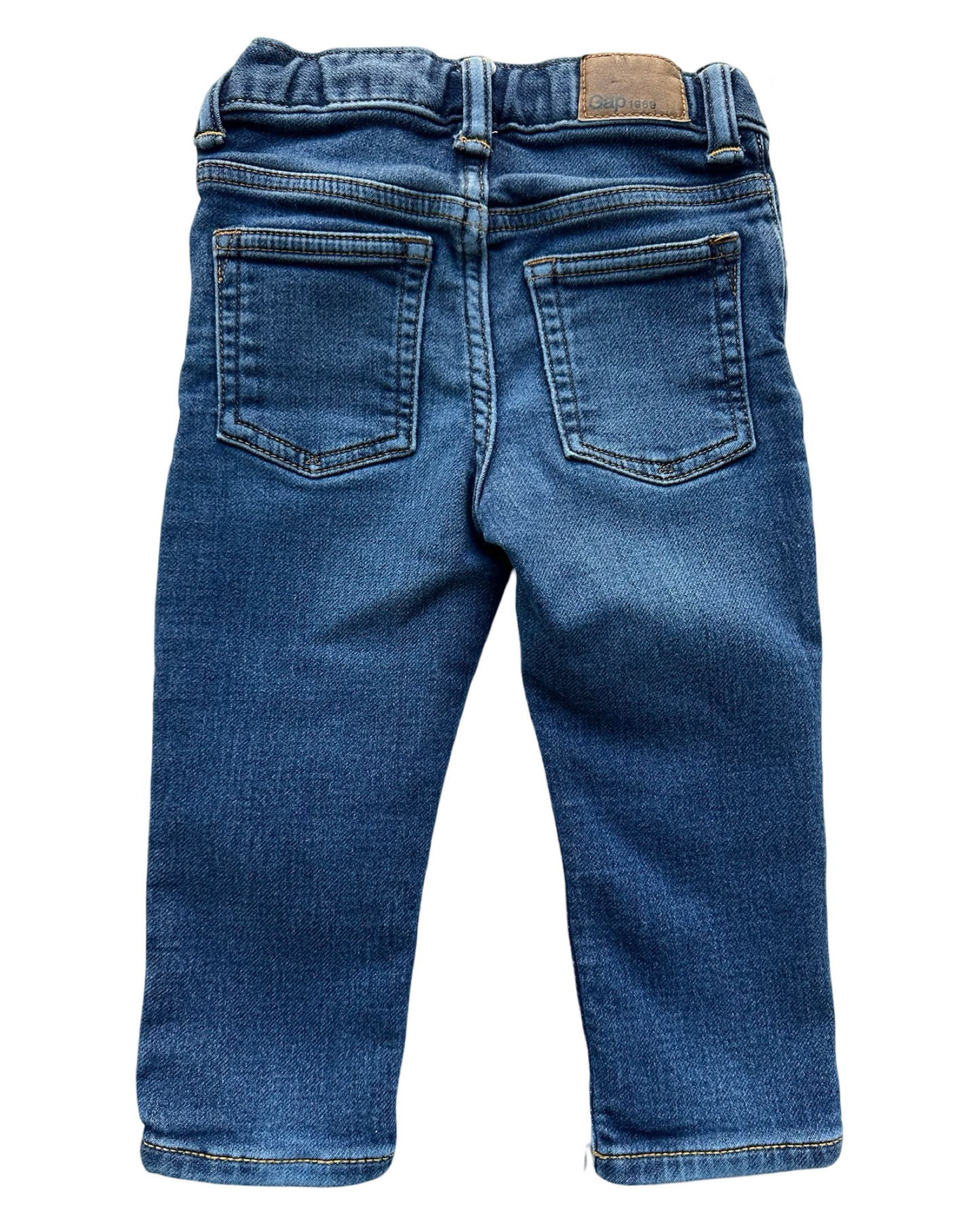 18M - 24M Baby Girls Baby Gap Adjustable Waist Slim Jeans Pant.