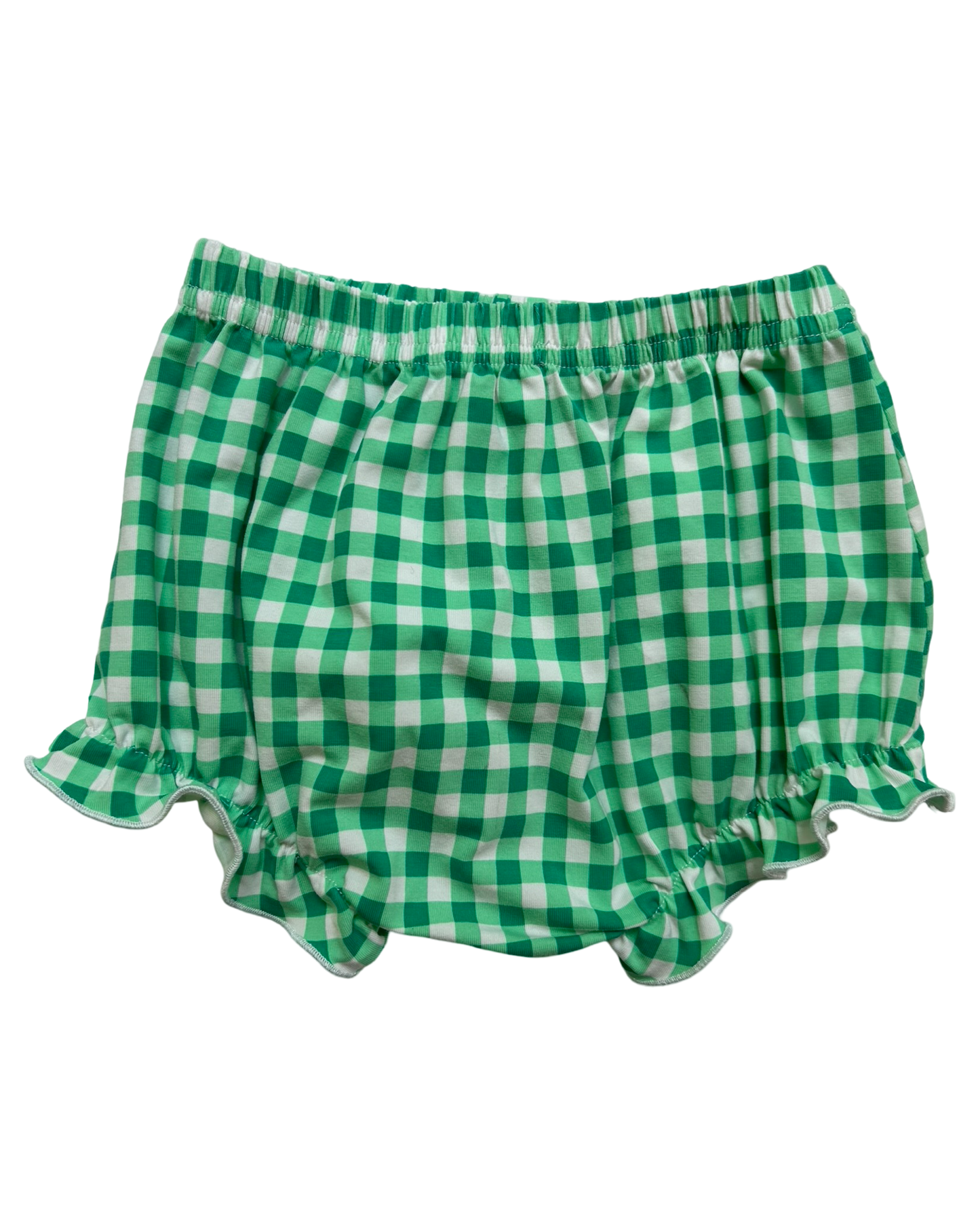 24M Baby Girls Sugar Dumplin Gingham Embroidered Tractors 🚜 🚜 🚜 With Diaper Cover. 2 Pieces Set.