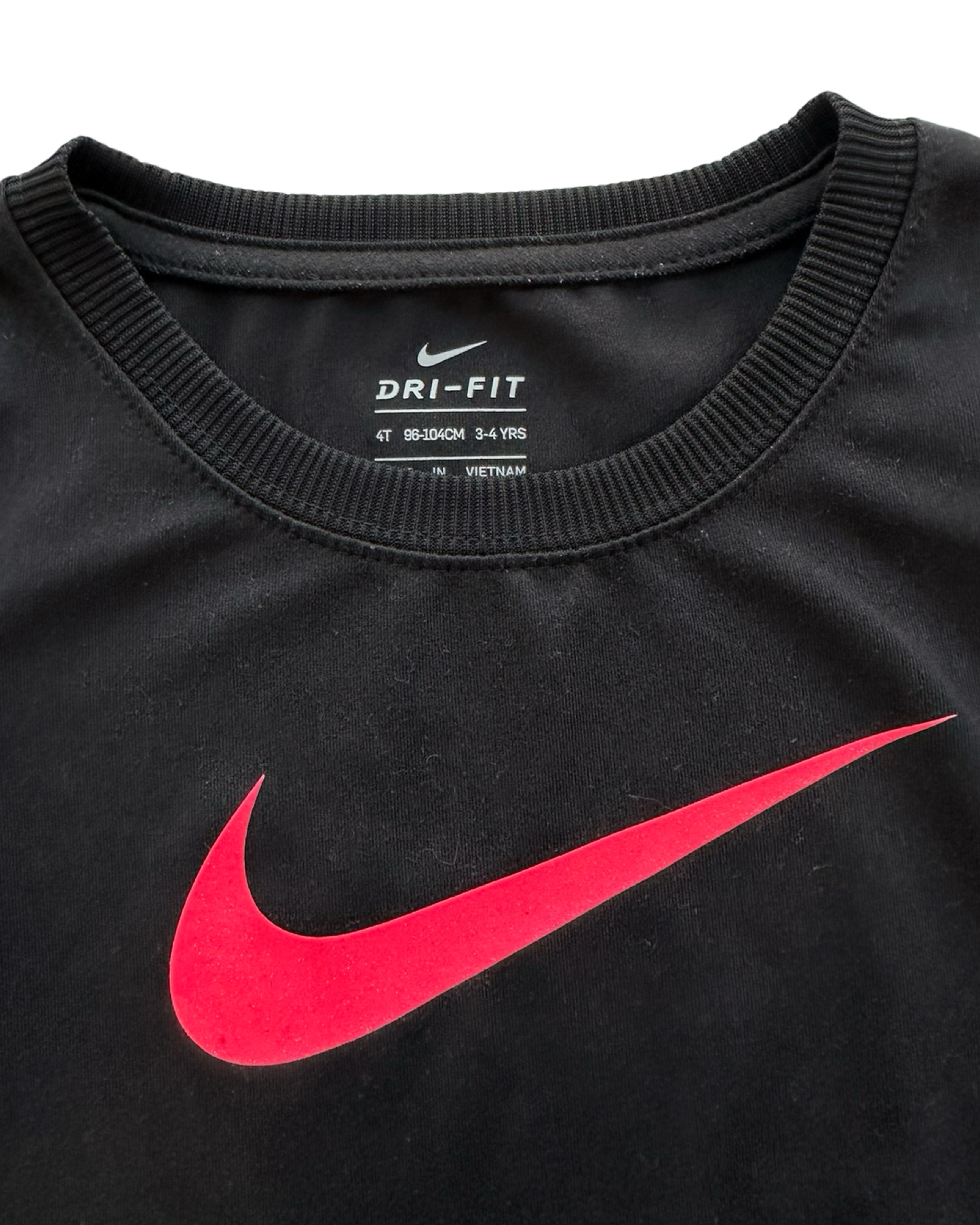 4T Toddler Girl Nike Dri Fit Athletic Long Sleeve Black Shirt / Top