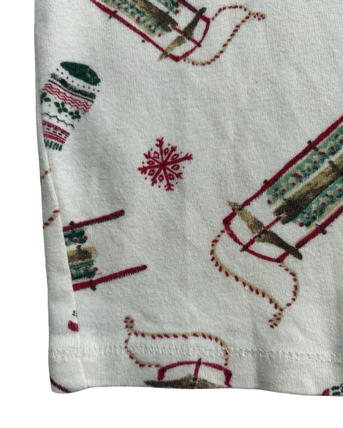 4T Toddler Girls/Boys (UNISEX) Burt’s Bees Kids Winter Christmas Organic Cotton 2 Piece Pjs Set