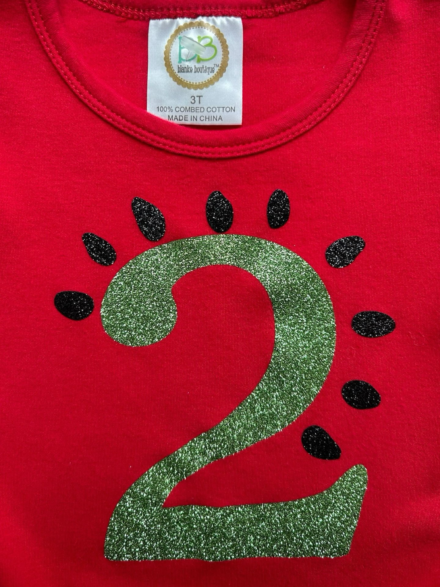2T-3T Toddler Girls BB Blanke Boutique Birthday 🎉 #2 Short Sleeve.