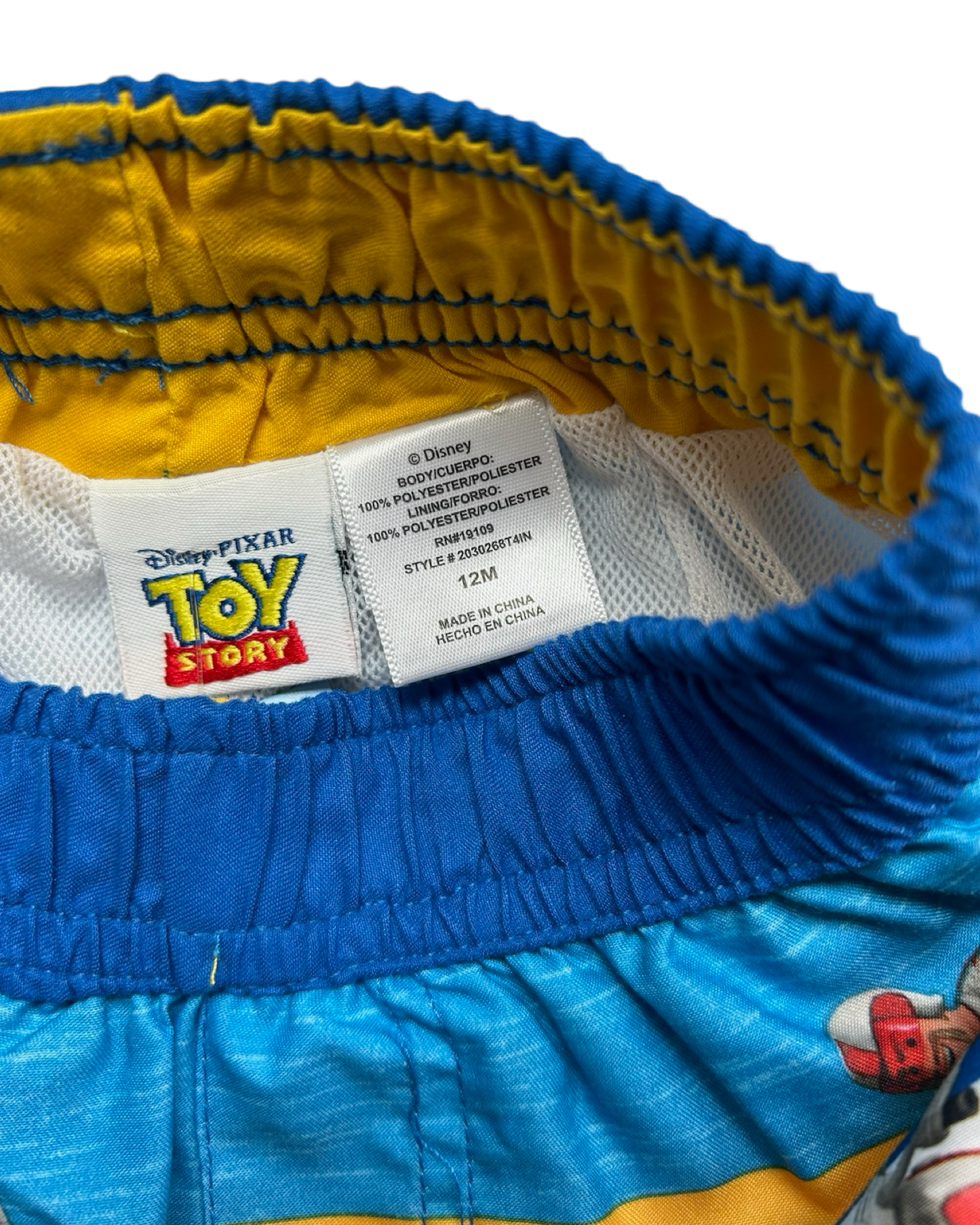 12M Baby Boy Disney Toy Story 4 Blue Swim Suit