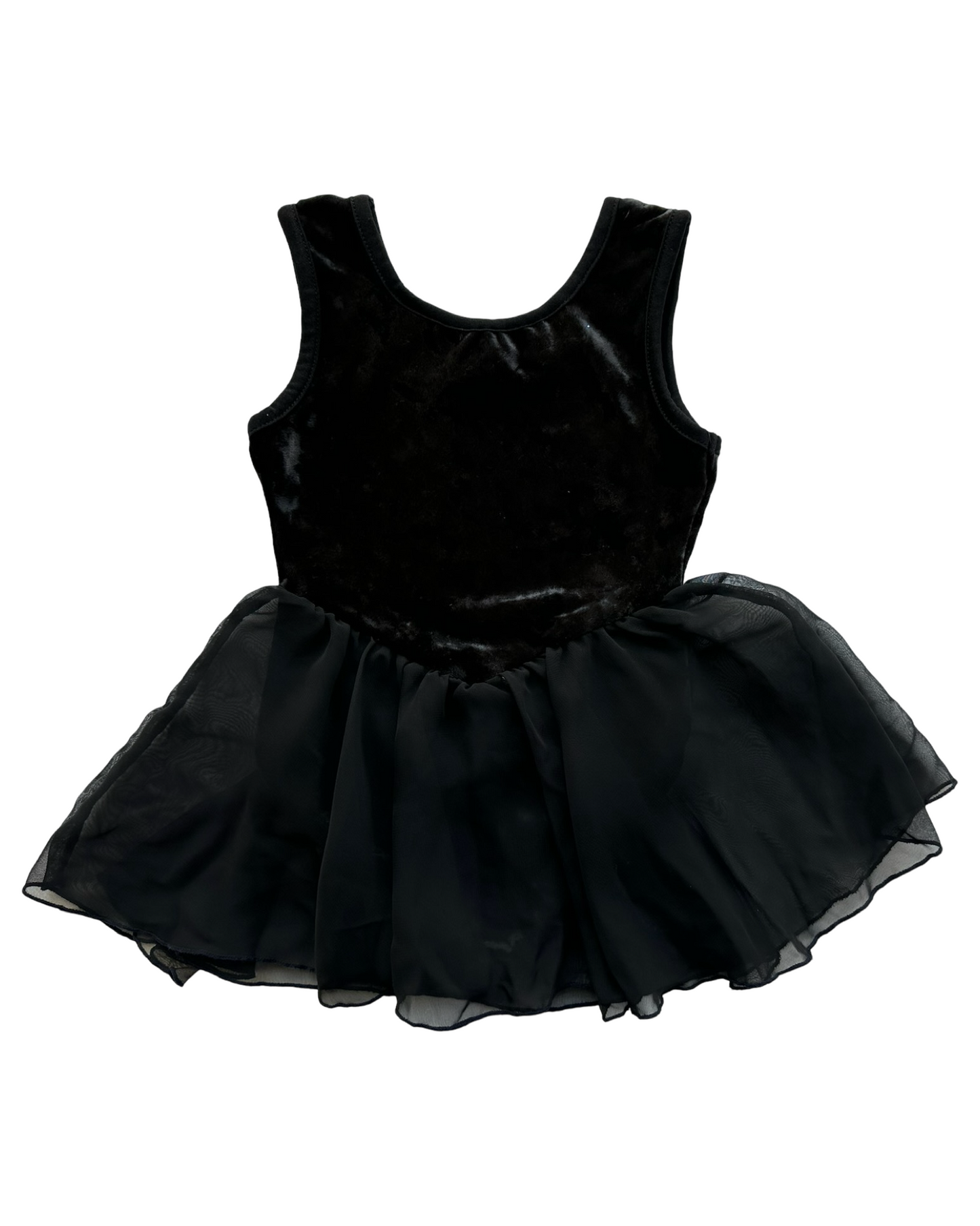 4T Toddler / 5T Toddler Girl Morét Ultra Black Skirted Dance Leotard
