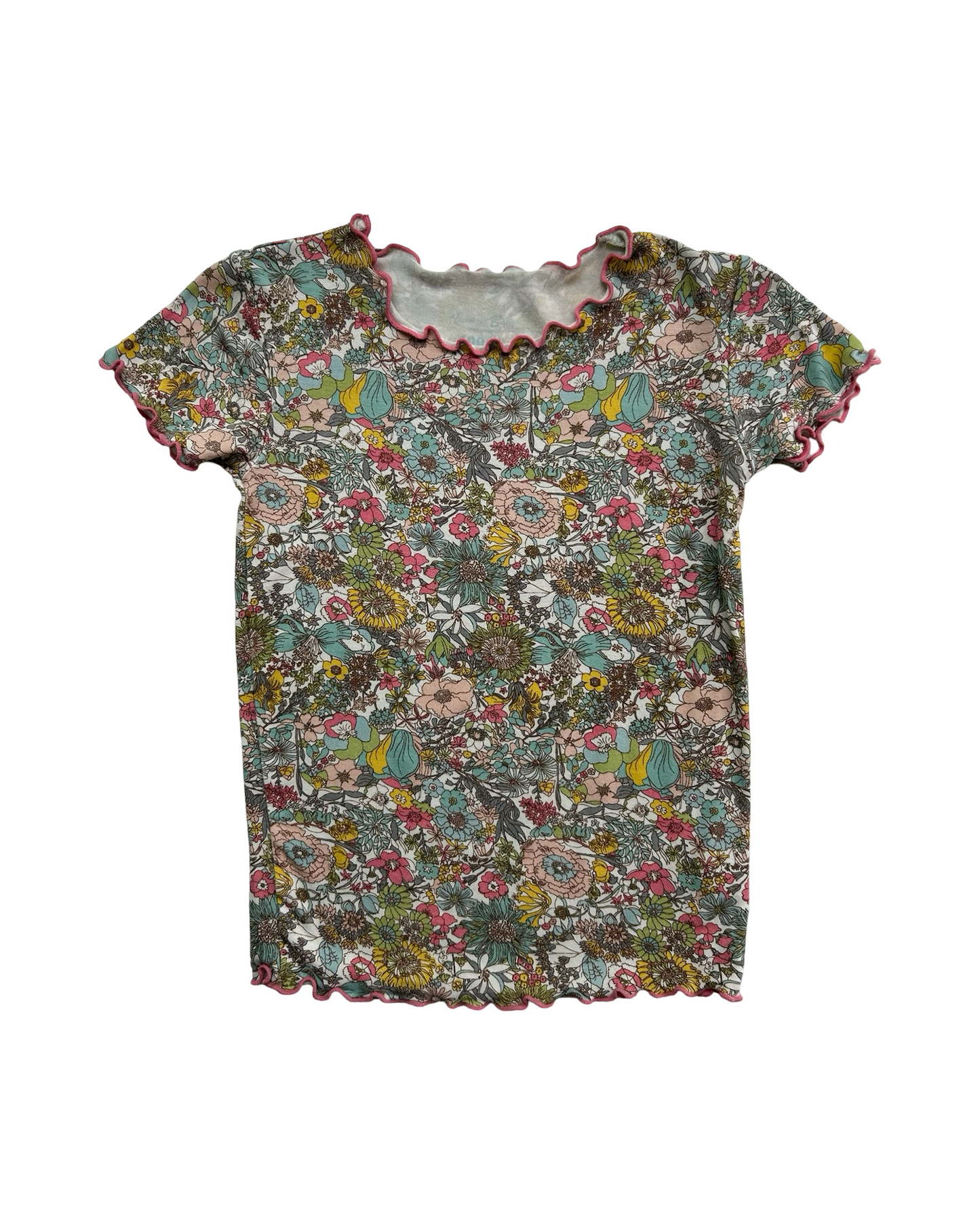 3T Toddler Girl Vaenait Baby Floral Sleepwear Pjs Top, One Piece.