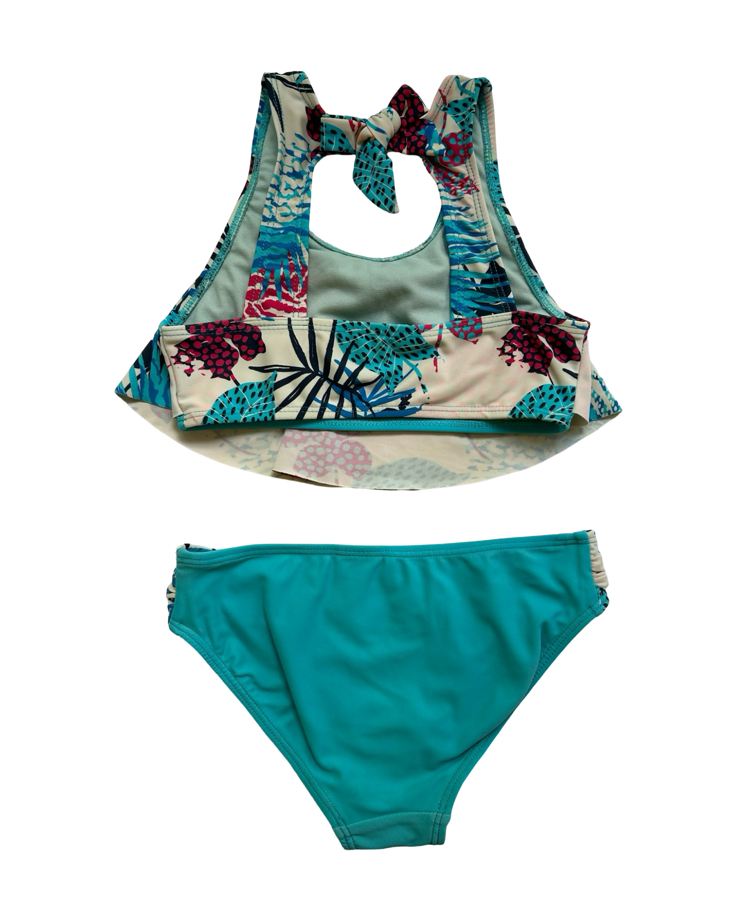 S 6-6X Toddlers Girls WonderNation FloralTankini Bikini.