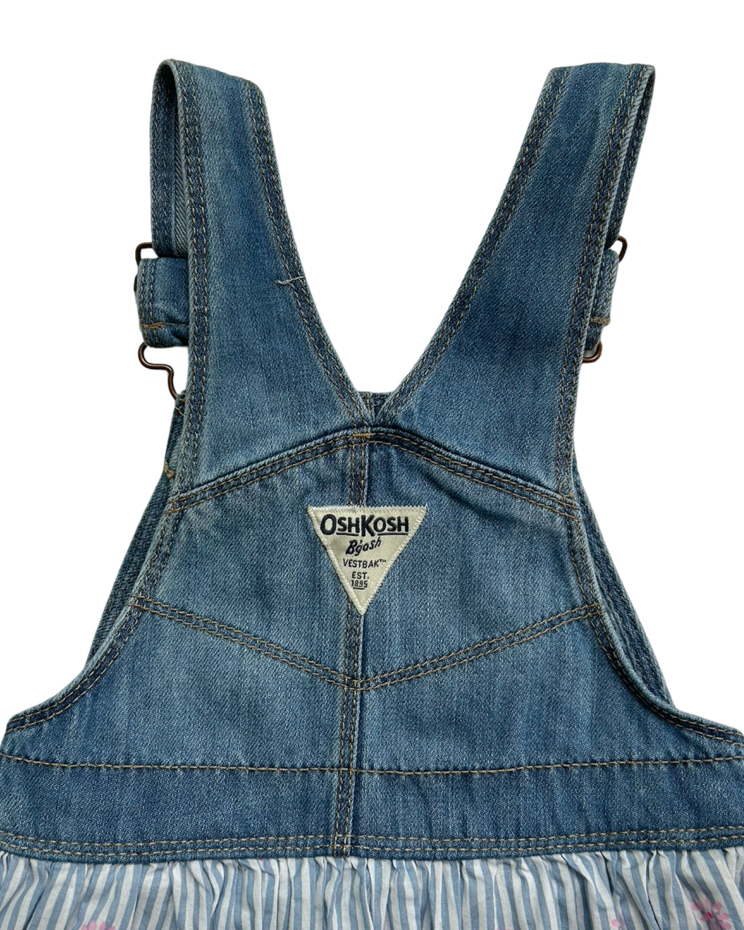 2T Toddler Girl OshKosh B’Gosh Jean Overall Dress