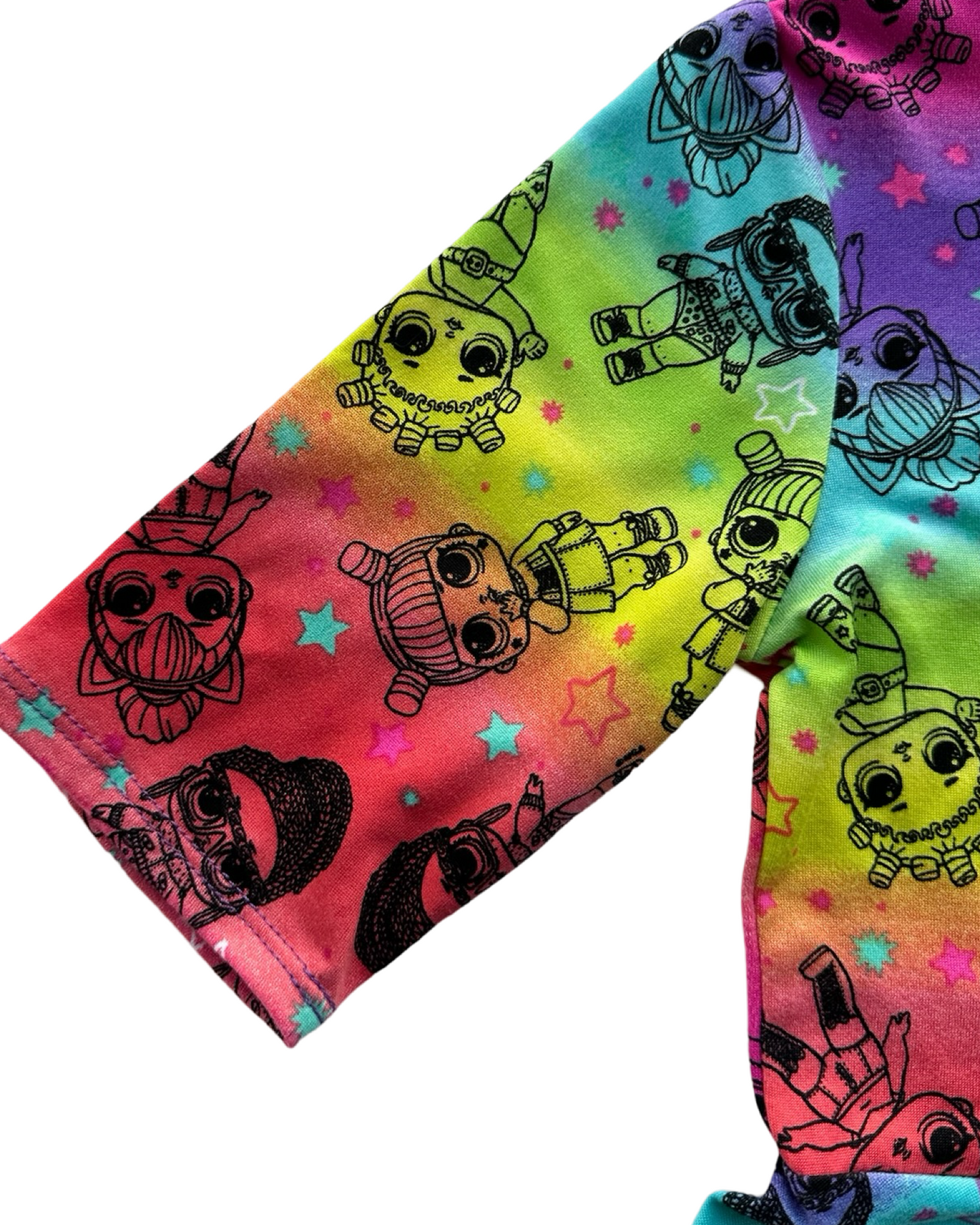 4T-5T Toddler Girl LOL Rainbow Dress