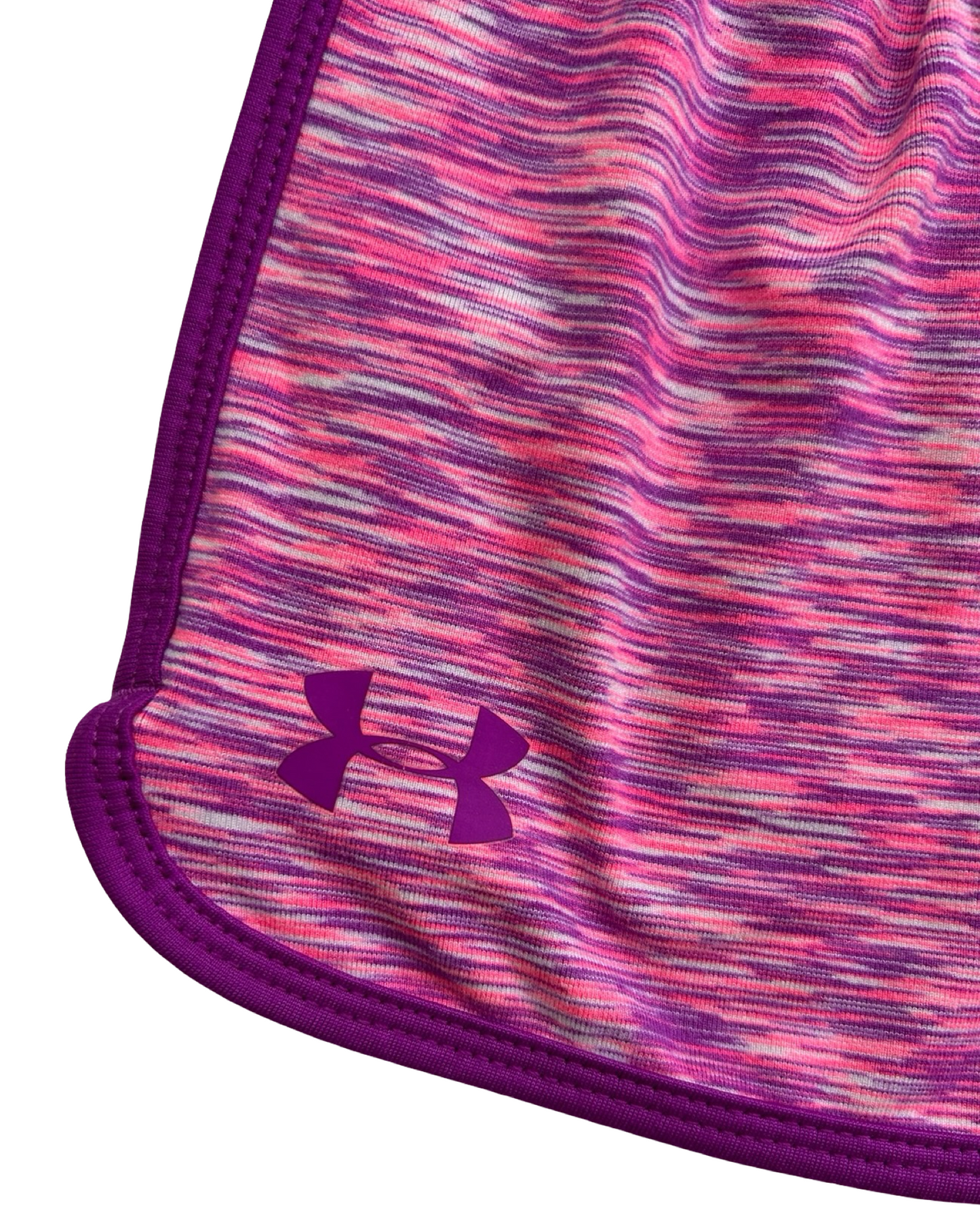 4T Toddler Girls Under Armour Purple Record  Breaker Athletic Shorts