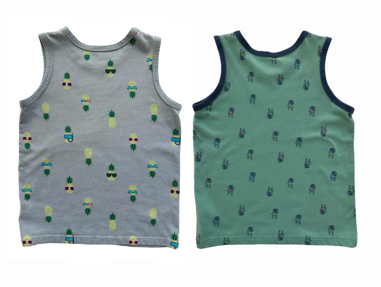 4T Toddler Boys Cat & Jack Tank Tops Dino & Pineapple