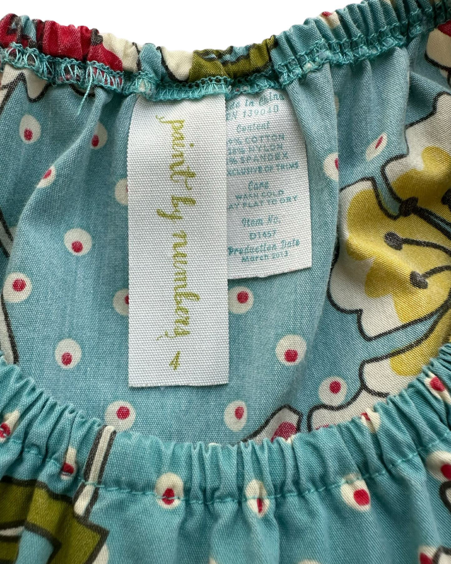 4T Toddler Girl Matilda Jane Paint By Numbers Hot Air Balloon Apron Dress