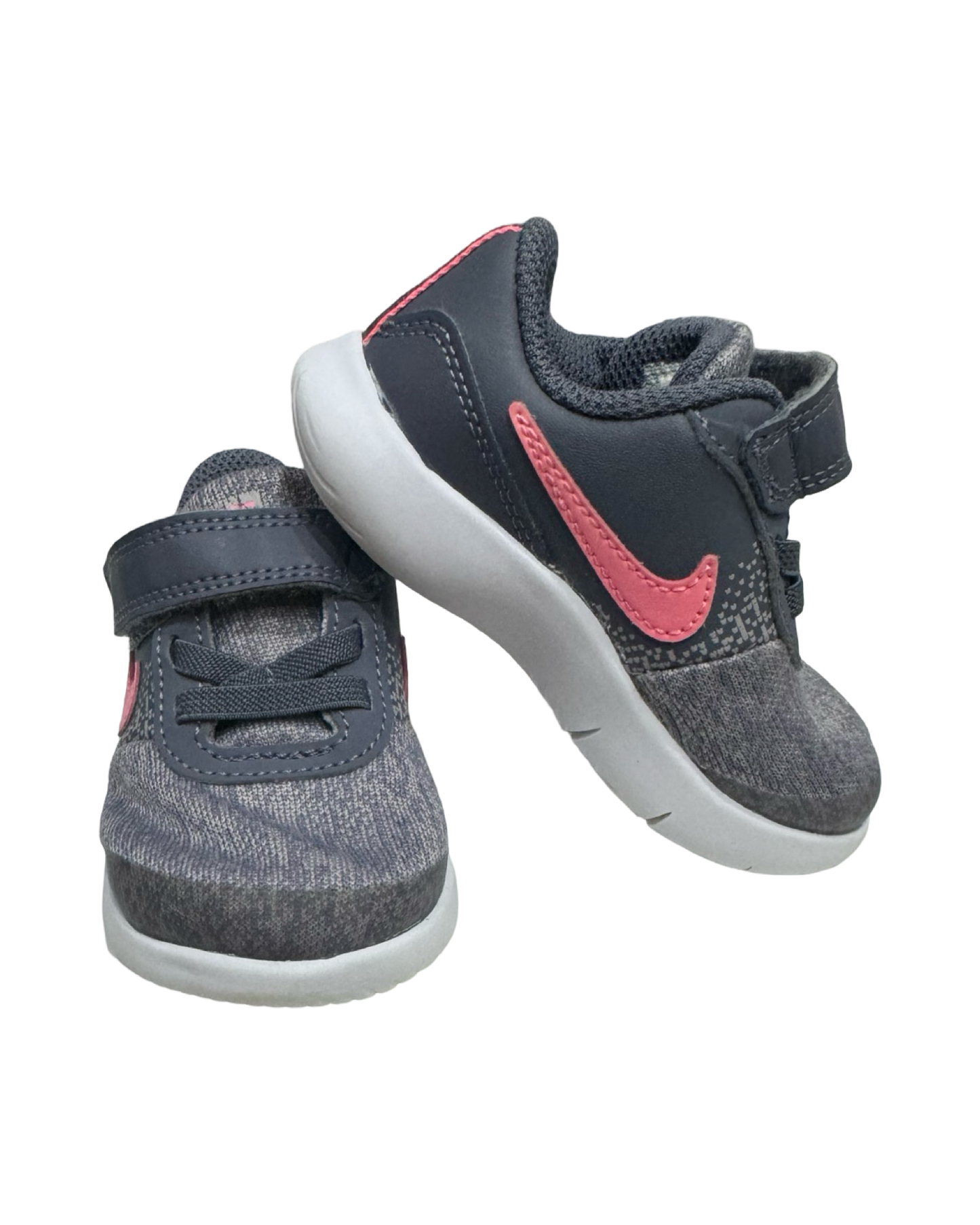 5C Toddler Girl Nike Flex Contact-light carbon/sunset pulse Shoes Sneakers