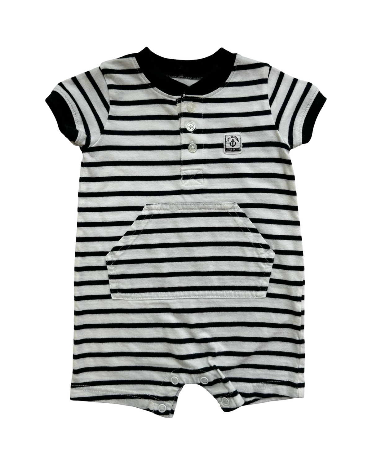 6M Baby Boys Carter’s Striped Polo Shirt Onesie