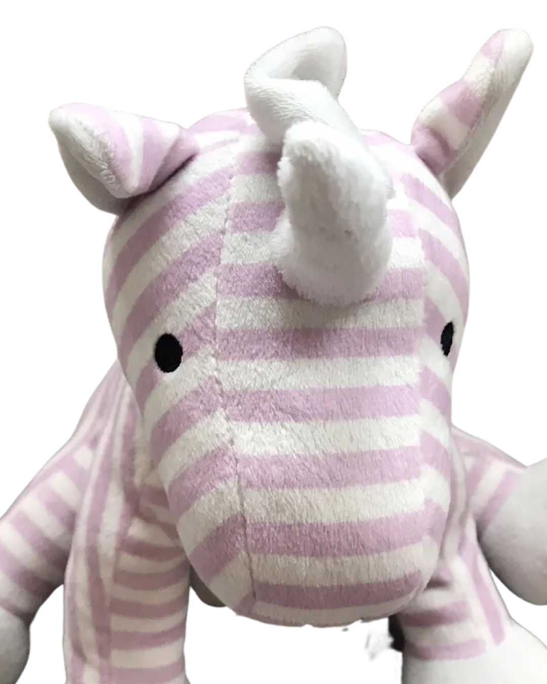 Bella Tunno Poetic Plush Purple White Stripes 14” Unicorn Dream Lovey