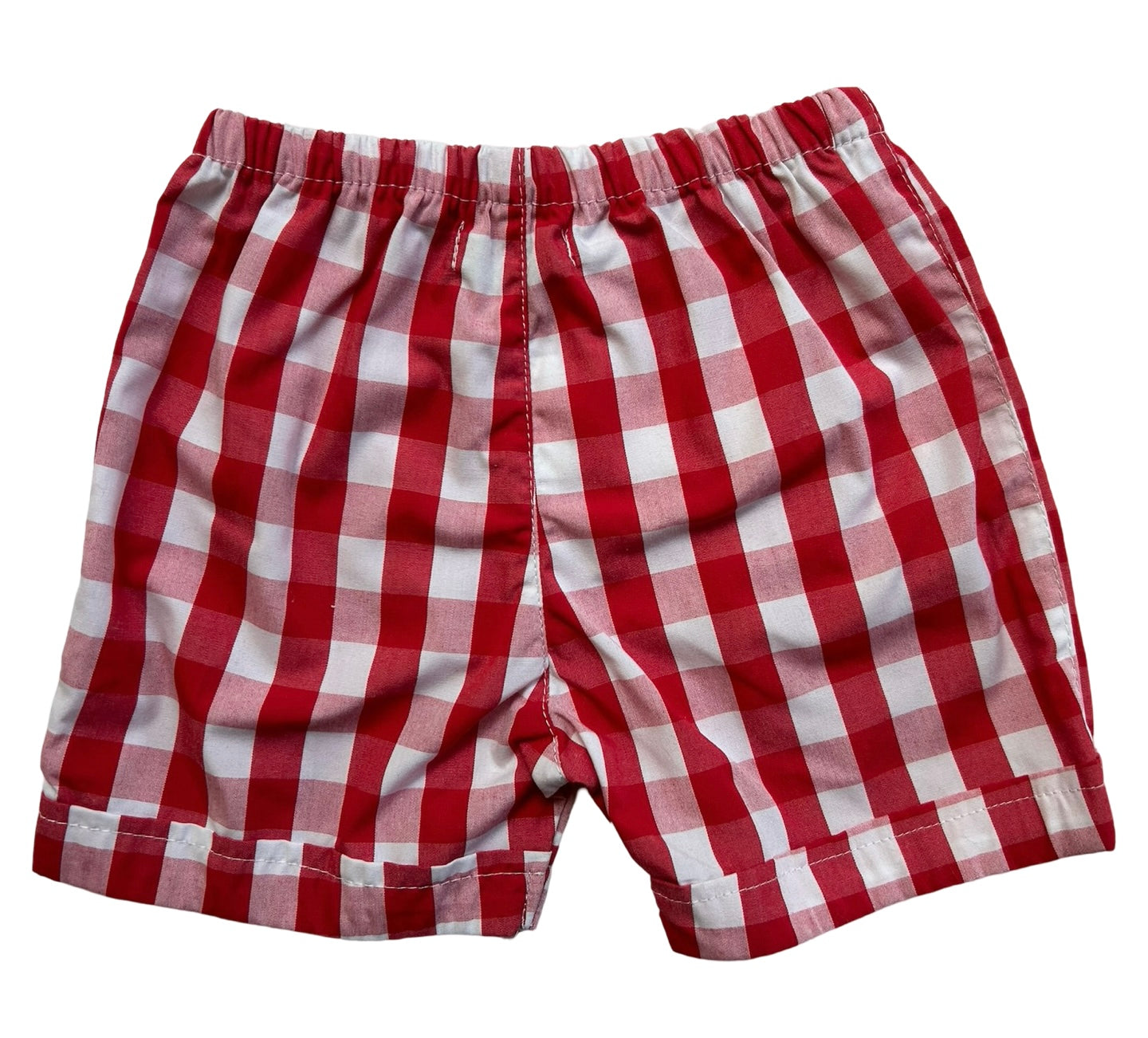 12M Baby Boys Dudu Gingham Short And Shirt With Pockets 2 Pieces Set