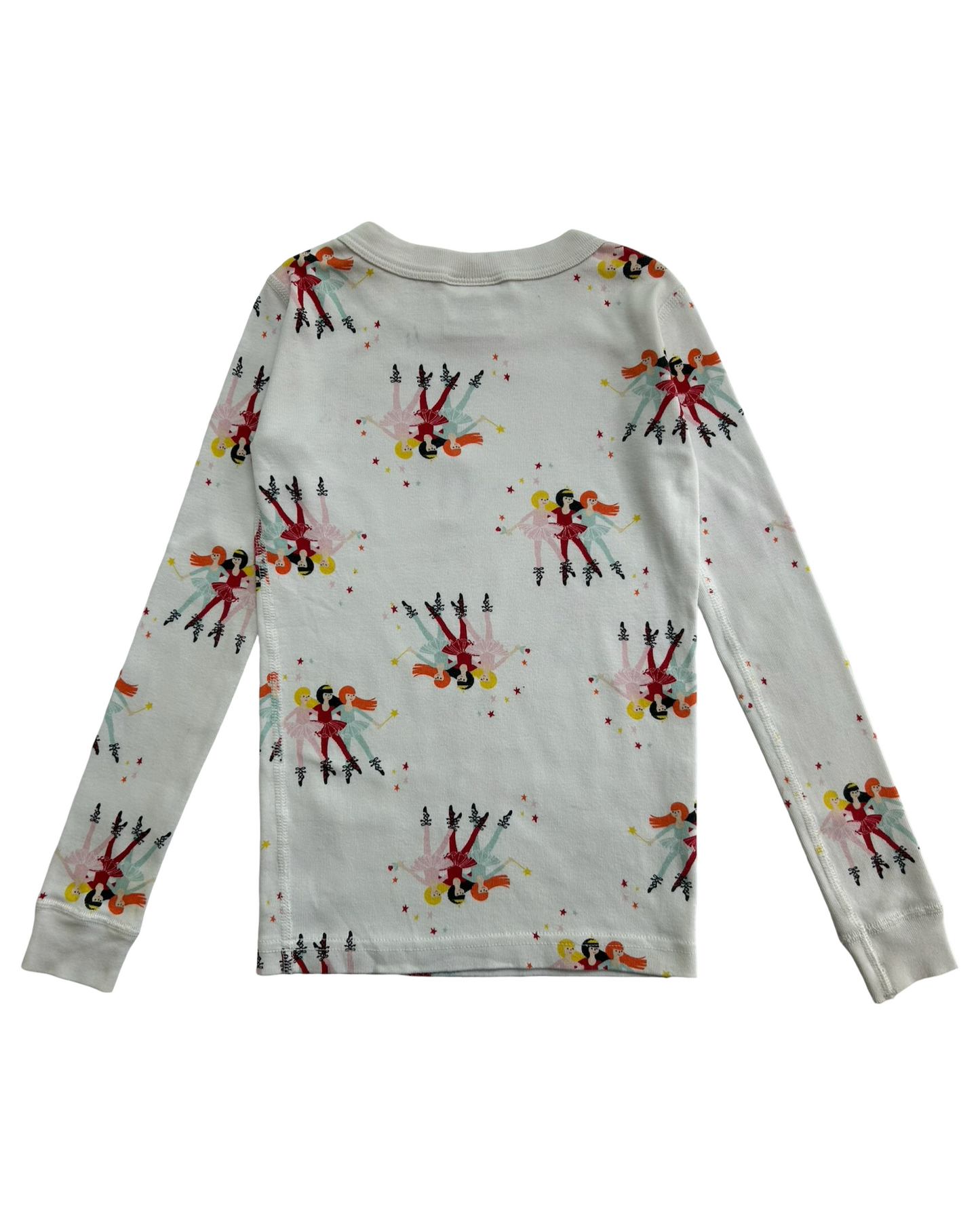 6T-7T Toddler Girl Hanna Andersson Holiday Print Christmas PJs