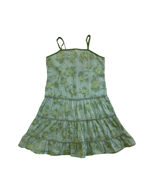 4T  Toddlers Girls Old  Navy Floral Printed, Sleeveless Tiered, Ruffle Tiers Dress.