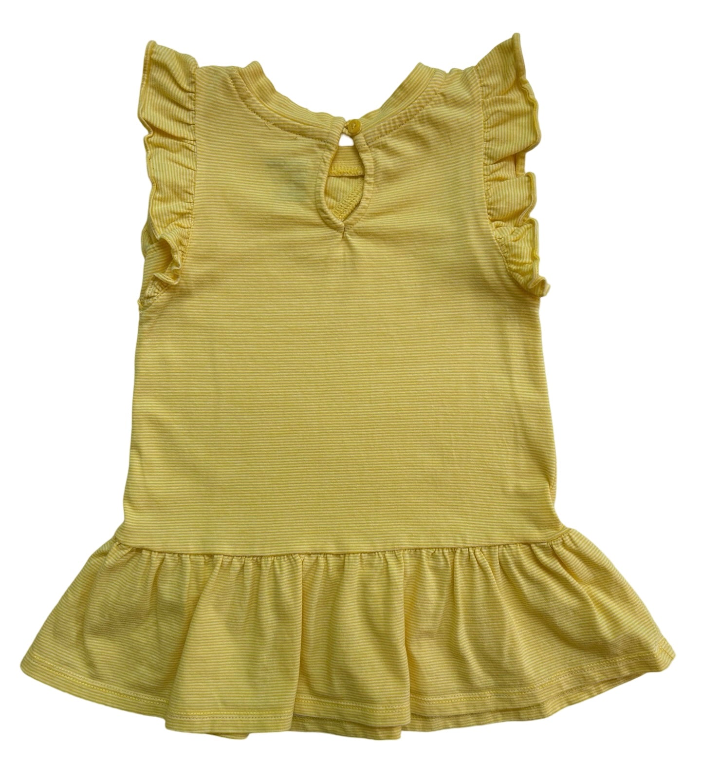 6M - 12M Baby Girl Baby Gap Ruffle Striped Dress