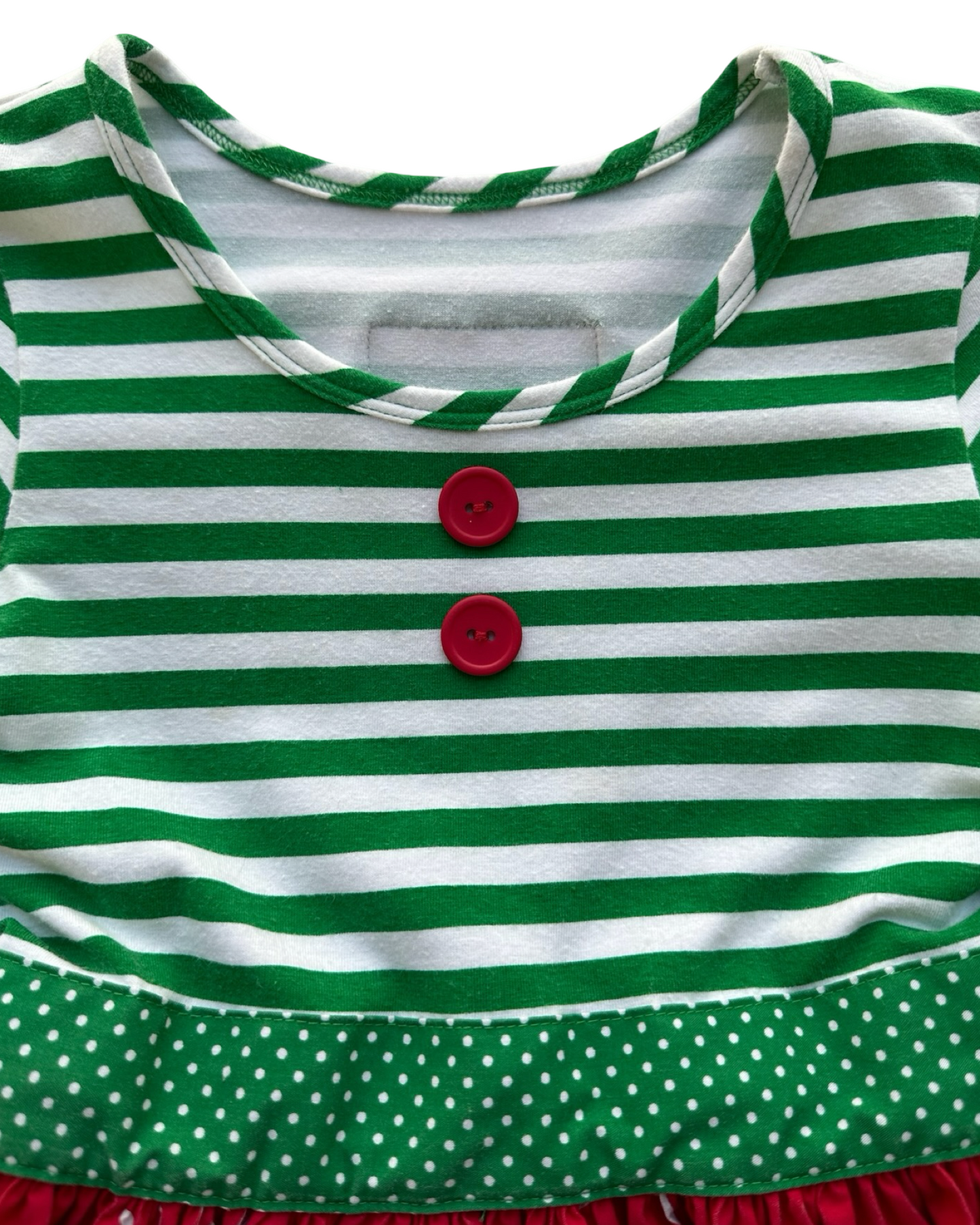 4T - 5T Toddler Girls Eleanor Rose Striped Christmas Rhonda Nutcracker Long Sleeve Dress