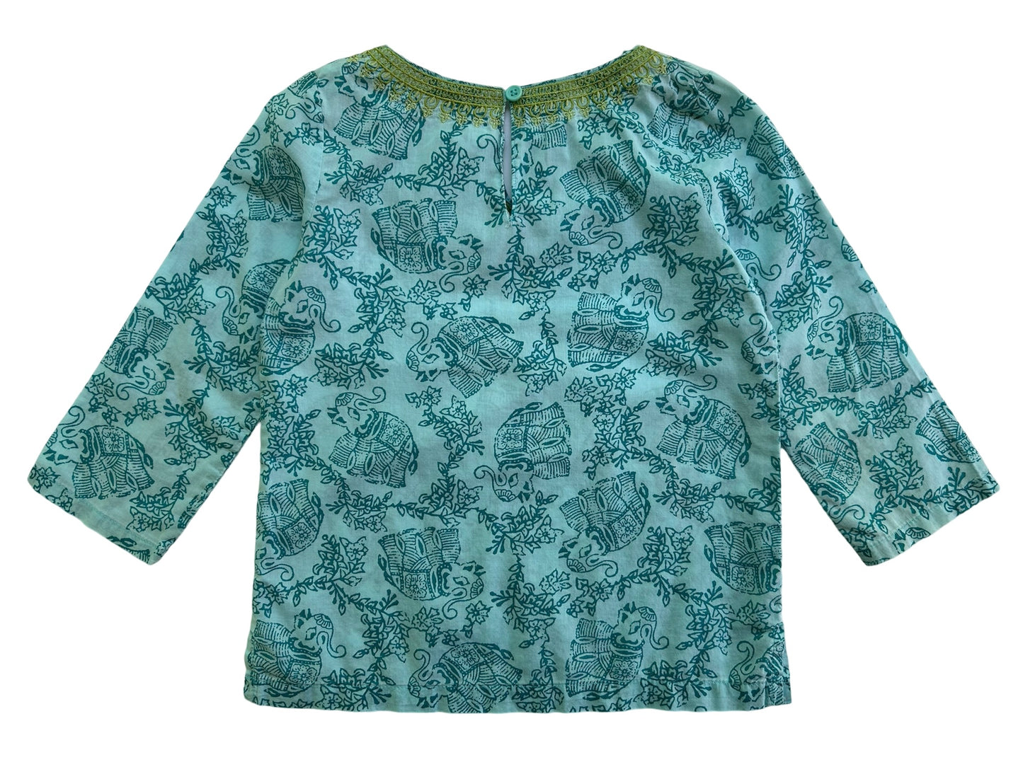 24M Baby Girl Calypso St. Barth Boho Elephant Beach Tunic Baby Shirt