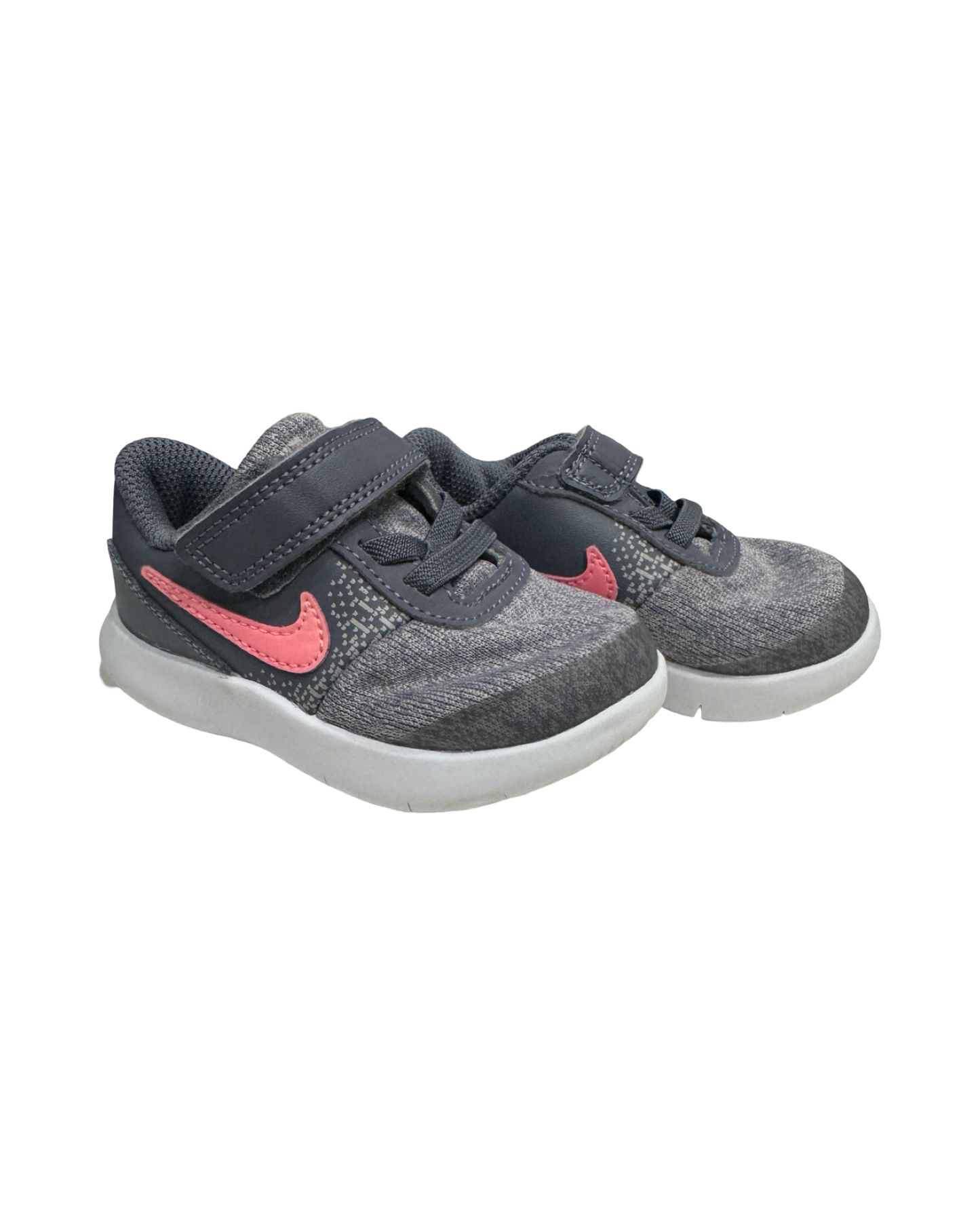 5C Toddler Girl Nike Flex Contact-light carbon/sunset pulse Shoes Sneakers