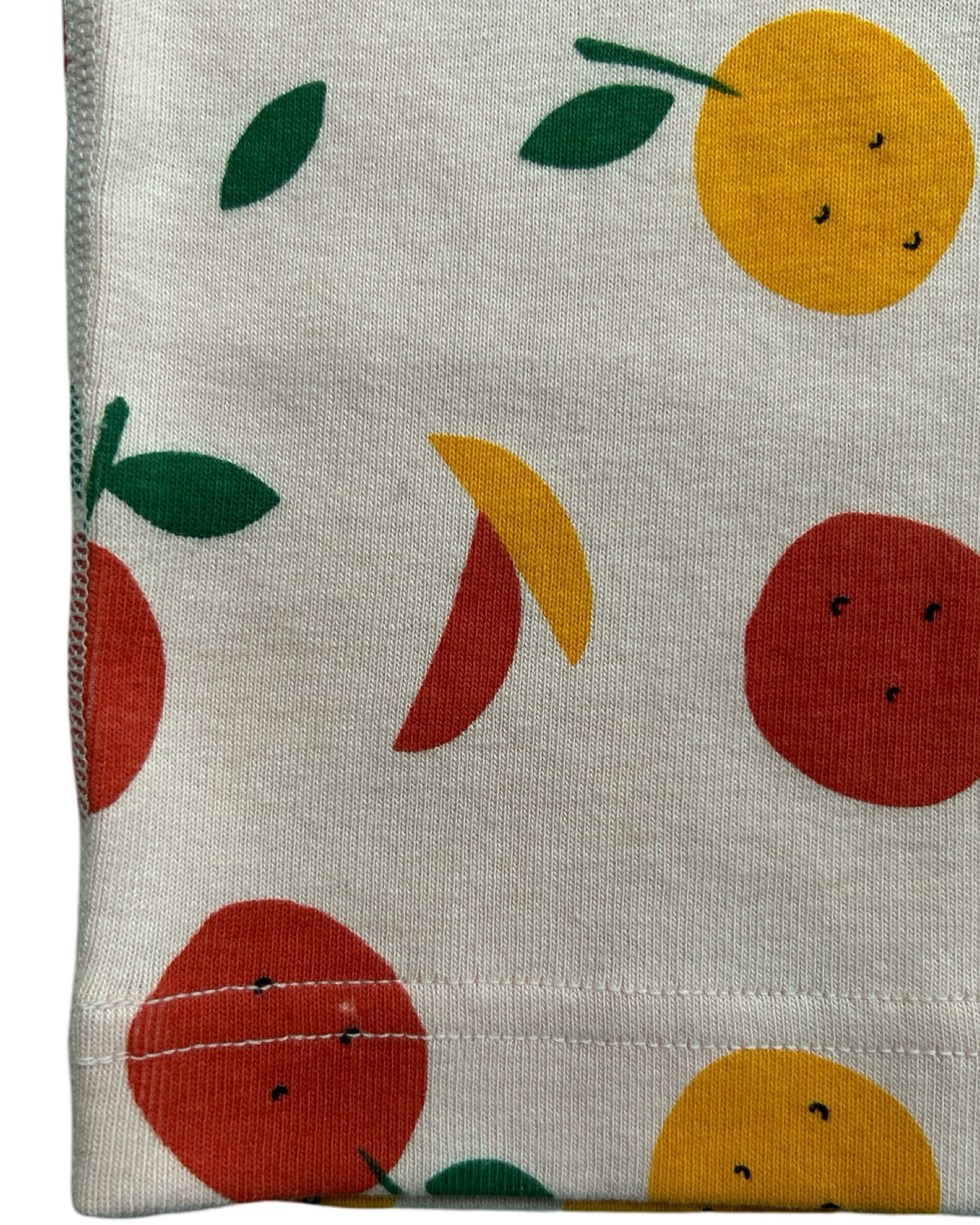 18M-24M Baby Girl Hanna Andersson Long Sleeve Fruit Tangerine PJs