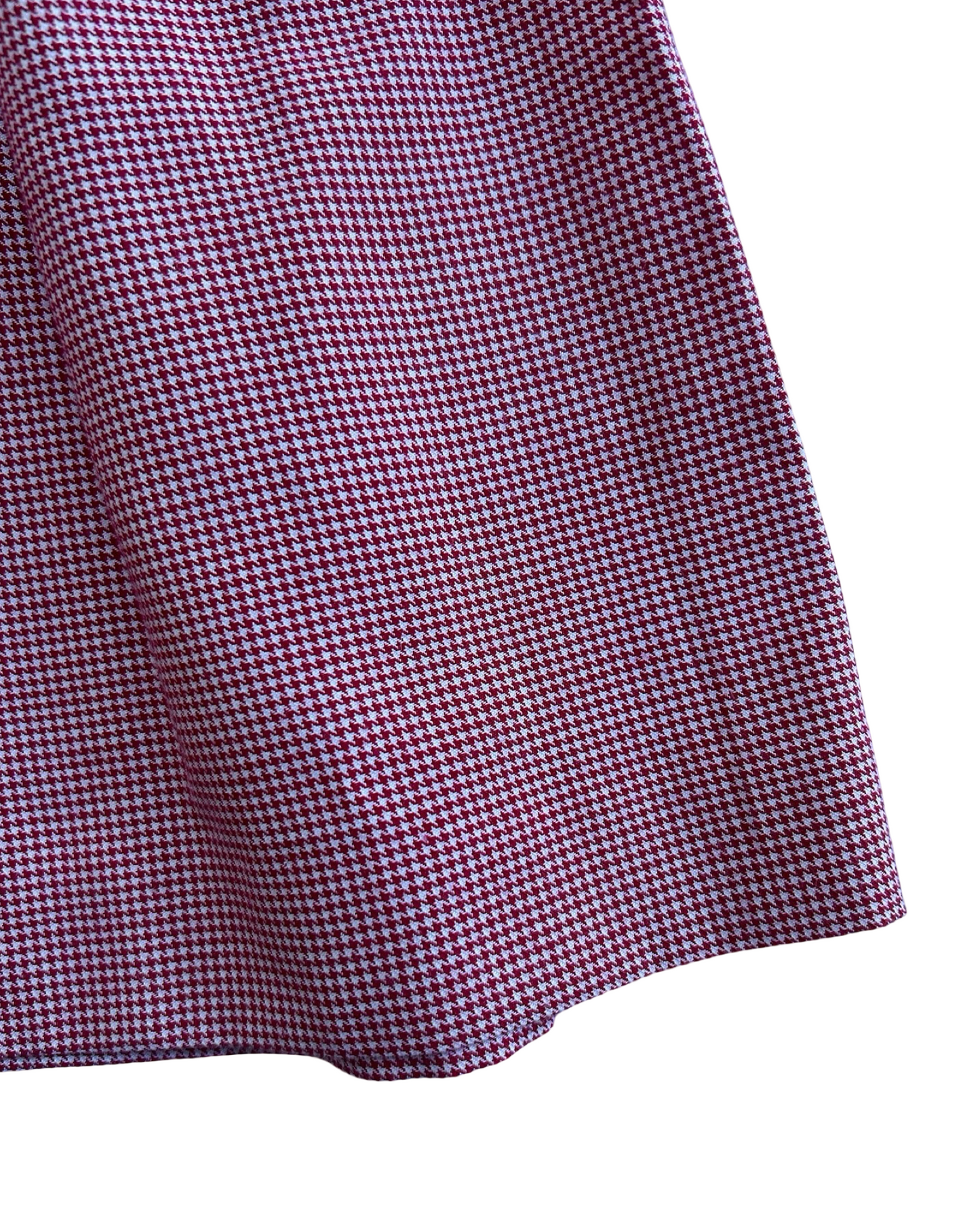 2T Toddler Girls Rare Editions Gingham Christmas Santa Embroidered Long Sleeve Dress