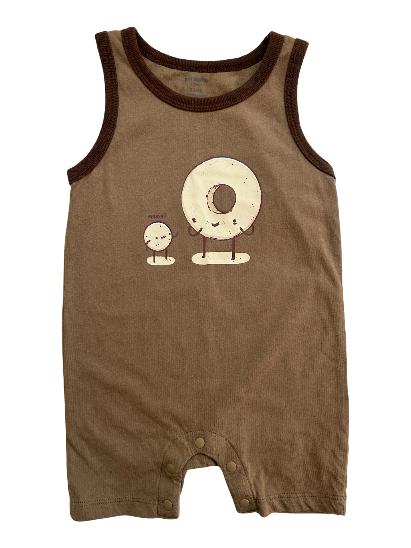 6M - 12M Baby Boys Minizone Donuts 🍩 Bodysuit Romper.