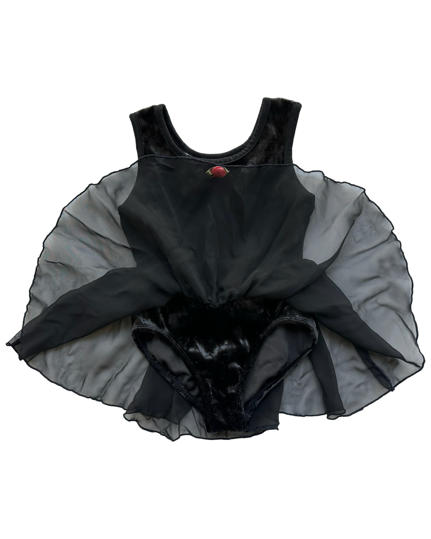 4T Toddler / 5T Toddler Girl Morét Ultra Black Skirted Dance Leotard