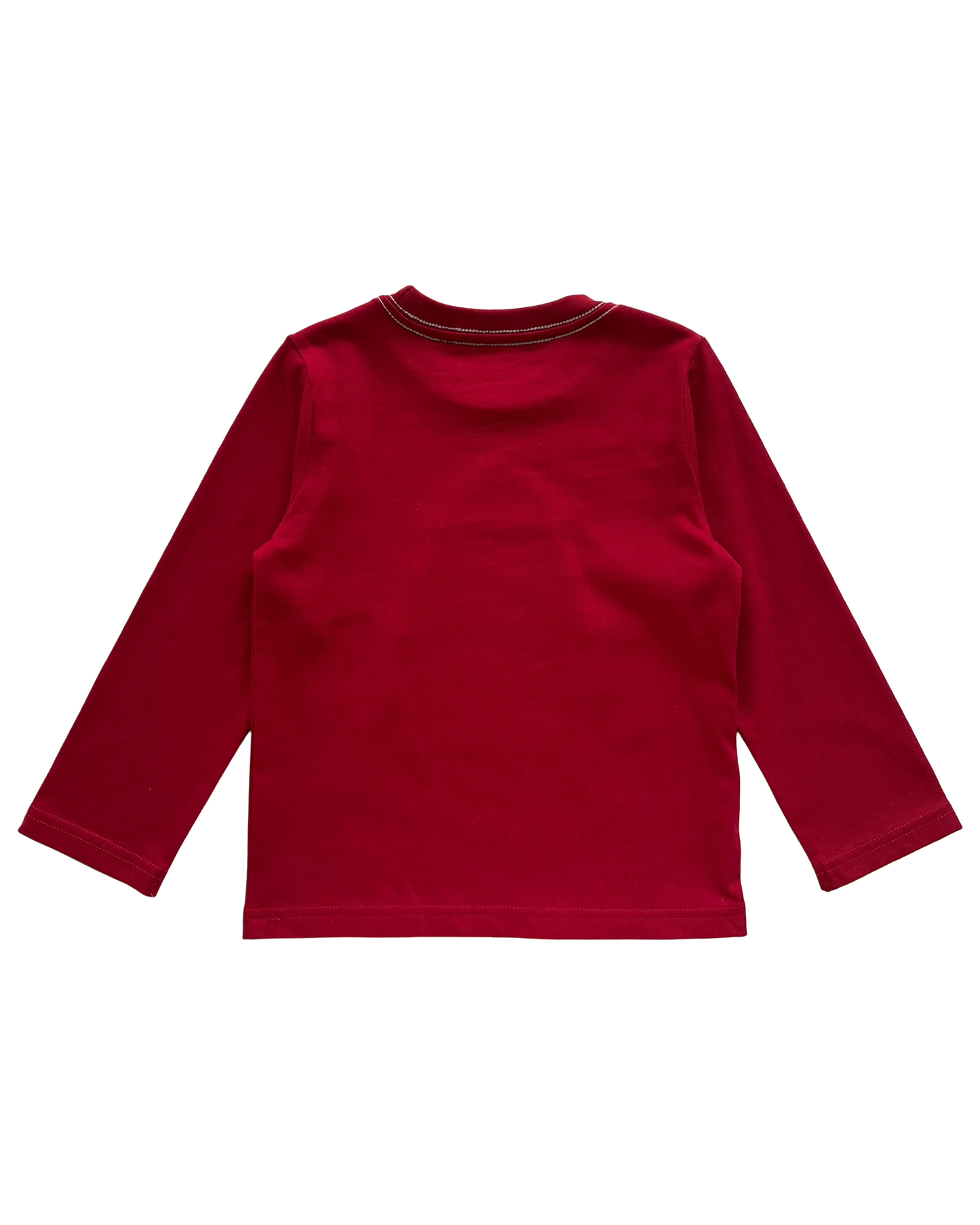 3T Toddler Boys Gymboree Long Sleeve Embroidered Christmas Tree Graphic Shirt Top.