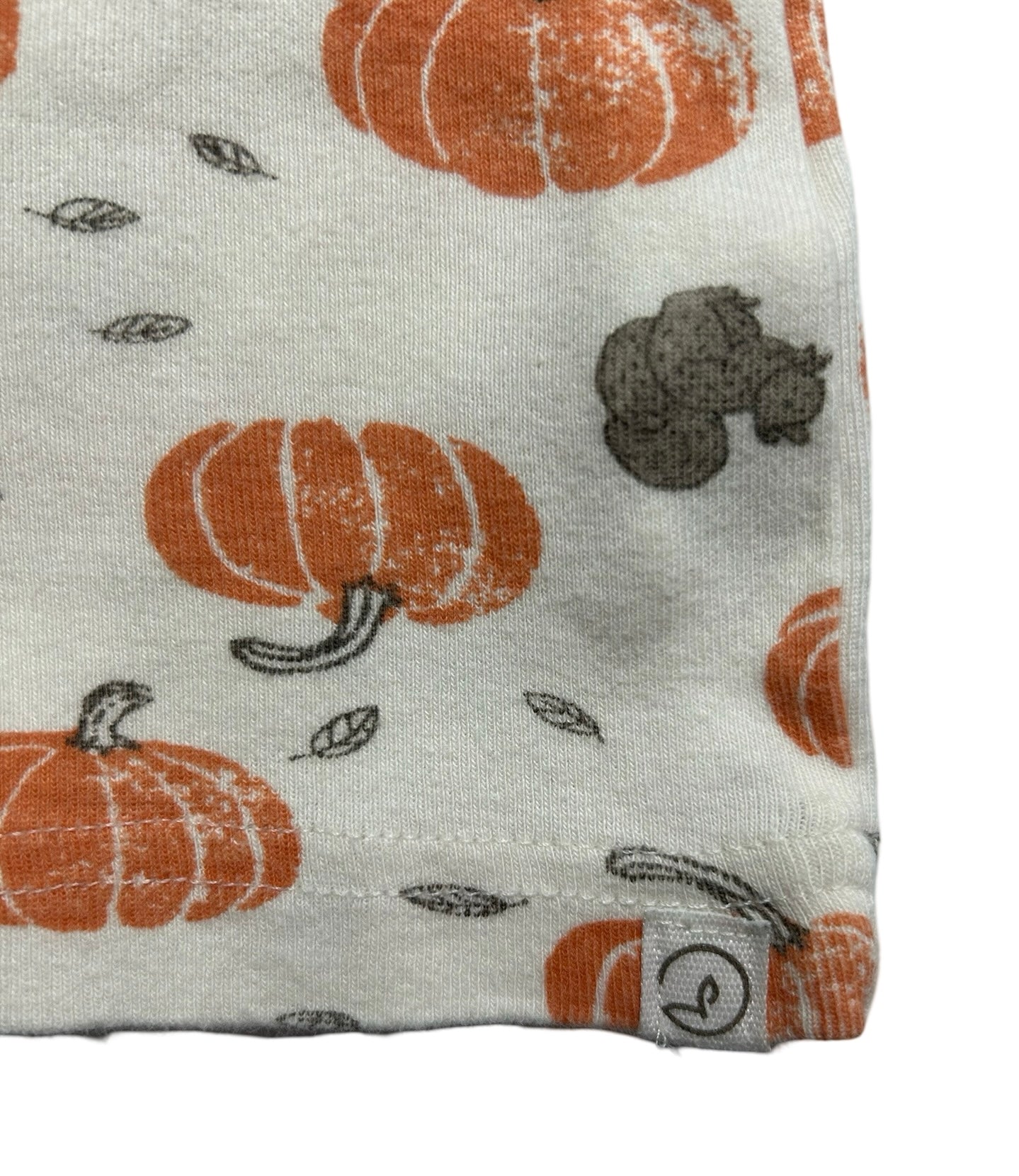6M Baby Girl Little Planet Organic By Carters Pumpkin Pajamas Set