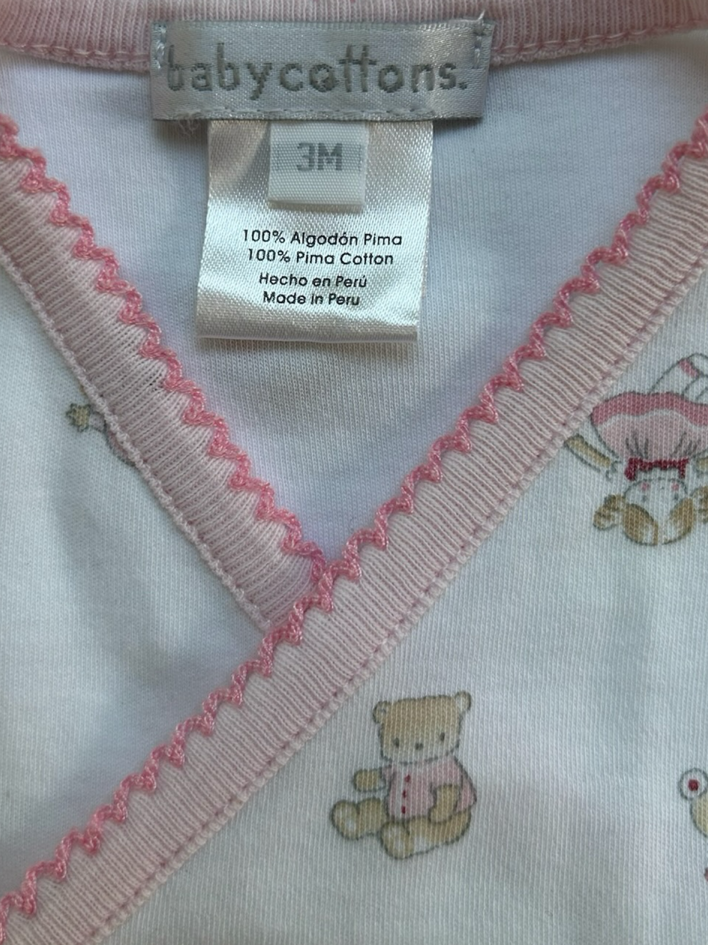 3 Months Baby Girl’s Babycottons Toys 🧸🐶🏐👧🏼 Kimono Top, One Piece