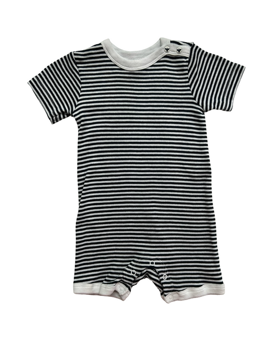 0-3M Baby Boy’s Burt’s Bees Baby Organic Bubble Romper Short Sleeve.