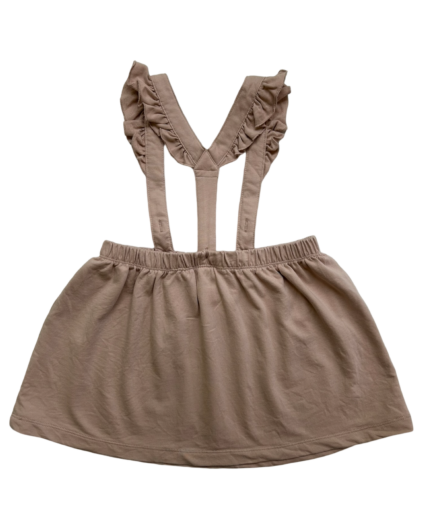 2T Toddler Girl H&M Blush Pink Jumper Suspender Dress Skirt