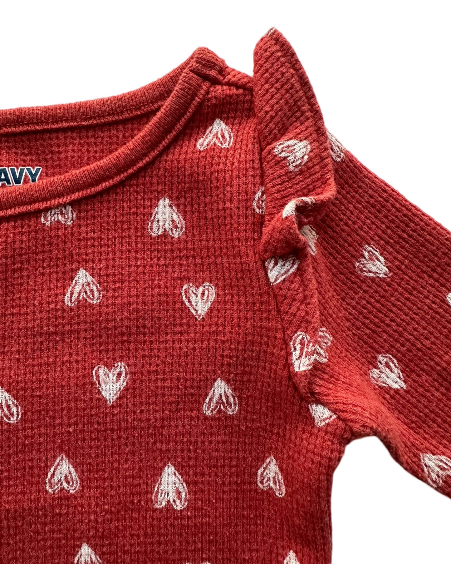 3M-6M Baby Girls Old Navy Heart 🤍 🤍🤍Outfit 2 Pieces Set
