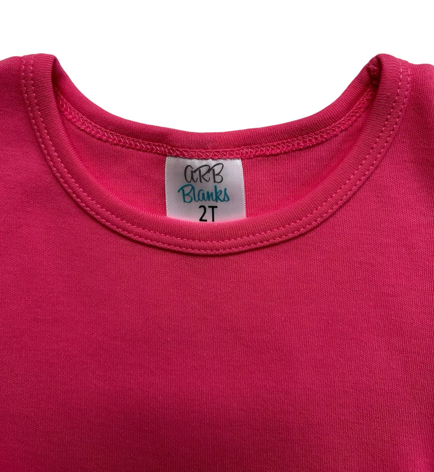 2T Toddler Girl ARB Blanks Pink Short Sleeve Ruffle Empire Waist Dress