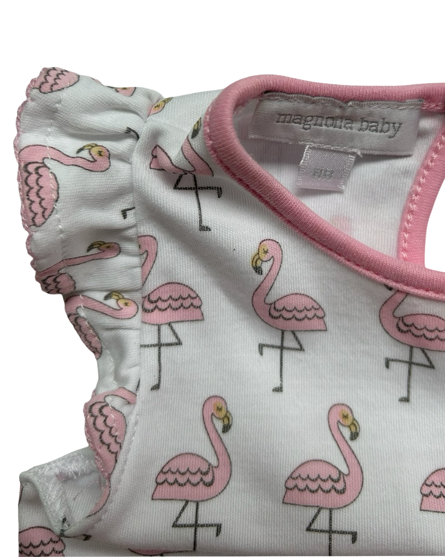 NB Baby Girls Magnolia Baby Flamingo 🦩🦩🦩Ruffles