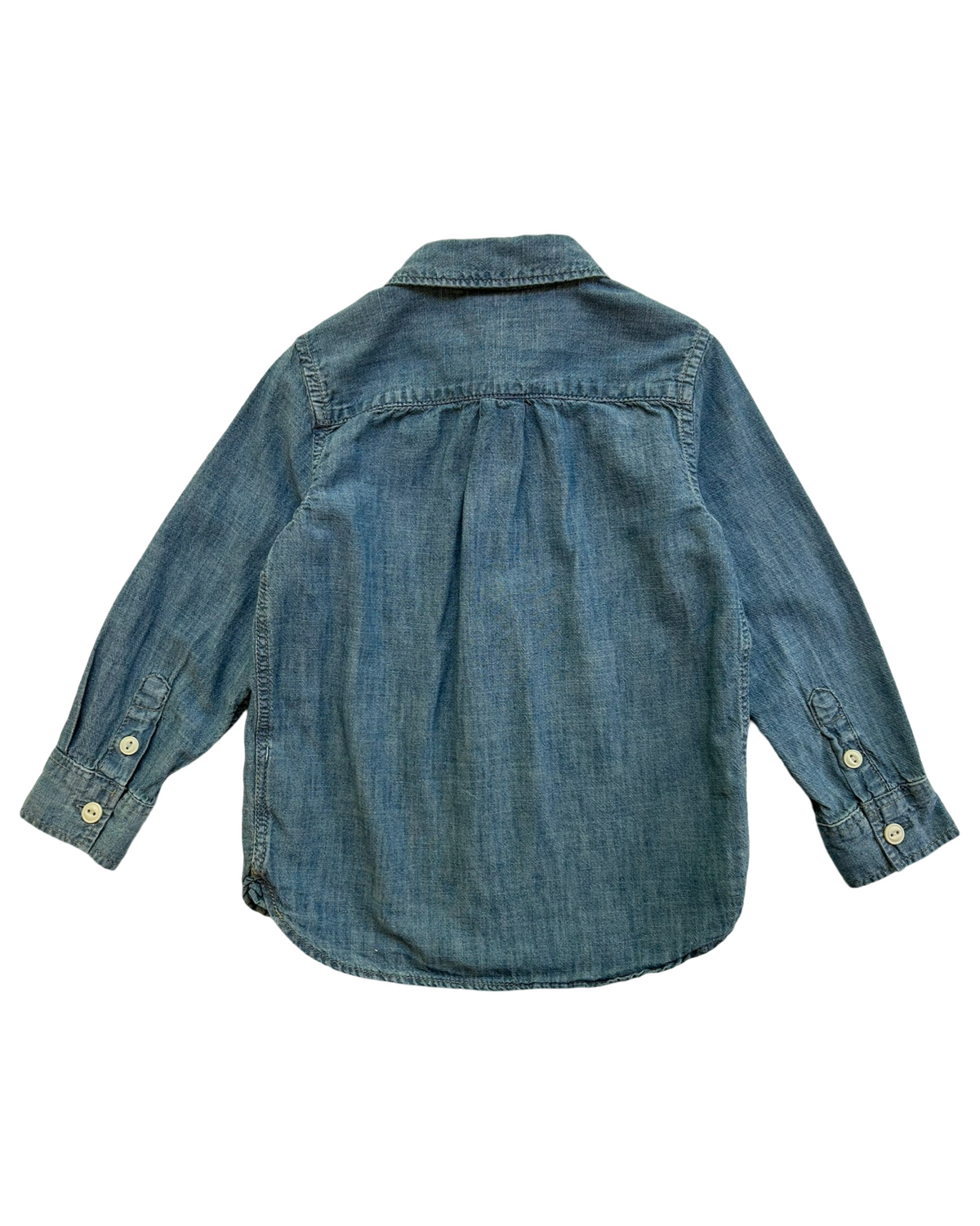4T Toddler Boys Gap Chambray Button-up Dress Shirt