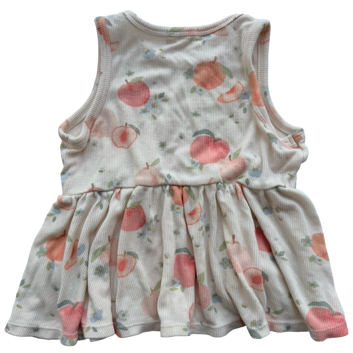 3T Toddler Girl Tullabee Ribbed Peaches Top