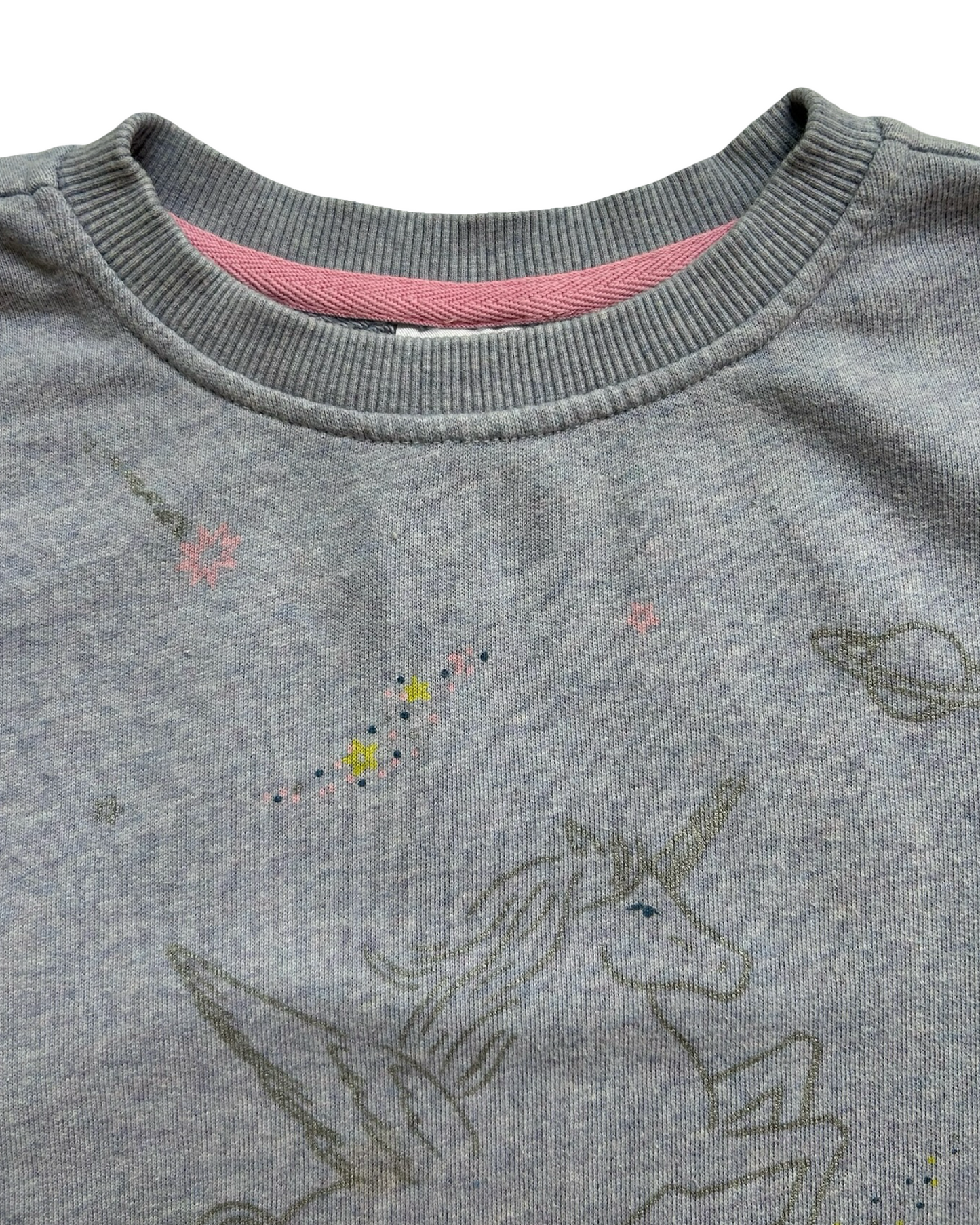 6T-7T Toddler Girls Hanna Andersson Cardigan In French Terry Sweatshirt.