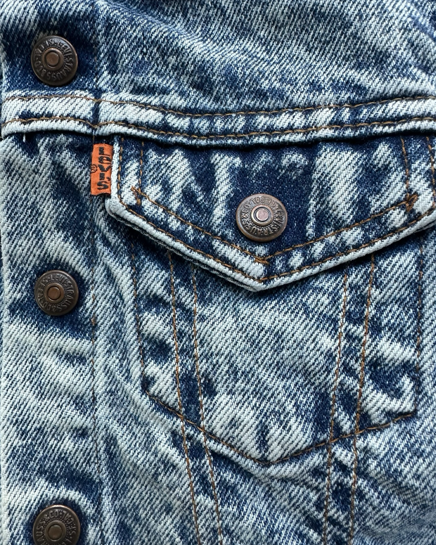 4T Toddler Girl / Boy REG Levis Orange Tab Vintage Jean Jacket