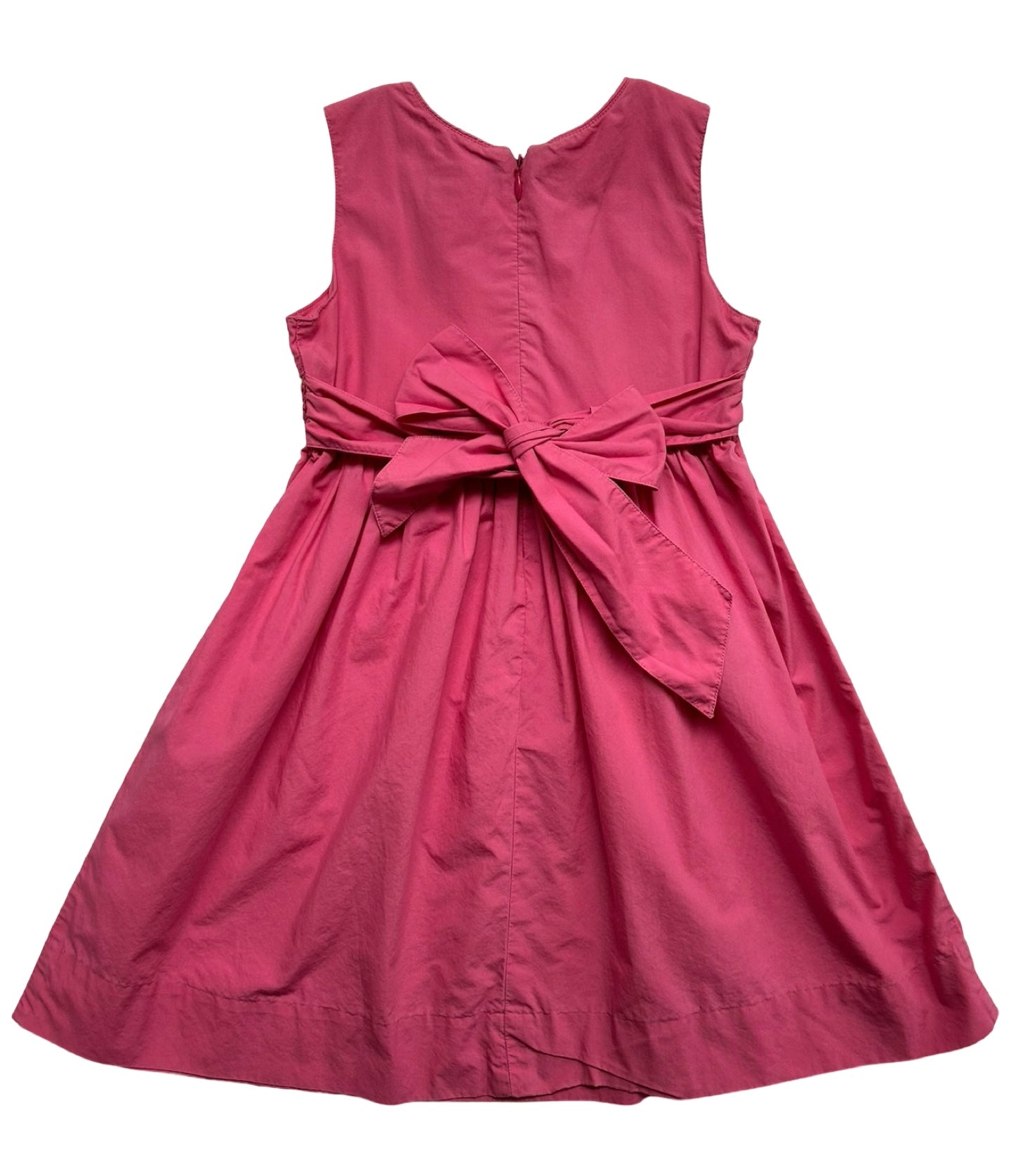 2T Toddler Girls Lands’ End Embroidered Sleeveless Dress